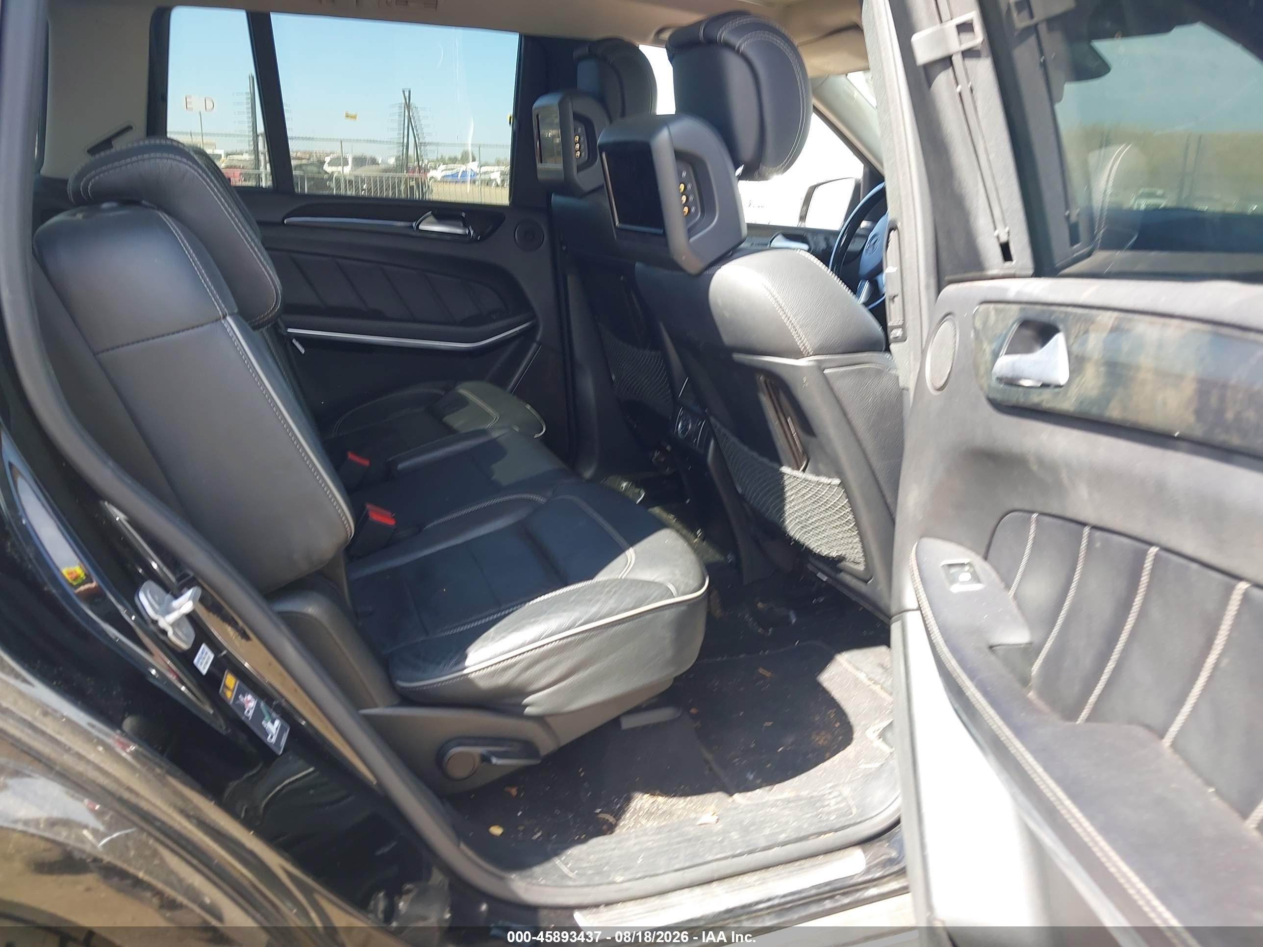 2014 Mercedes-benz Gl 550 4matic Black vin: 4JGDF7DE8EA321747