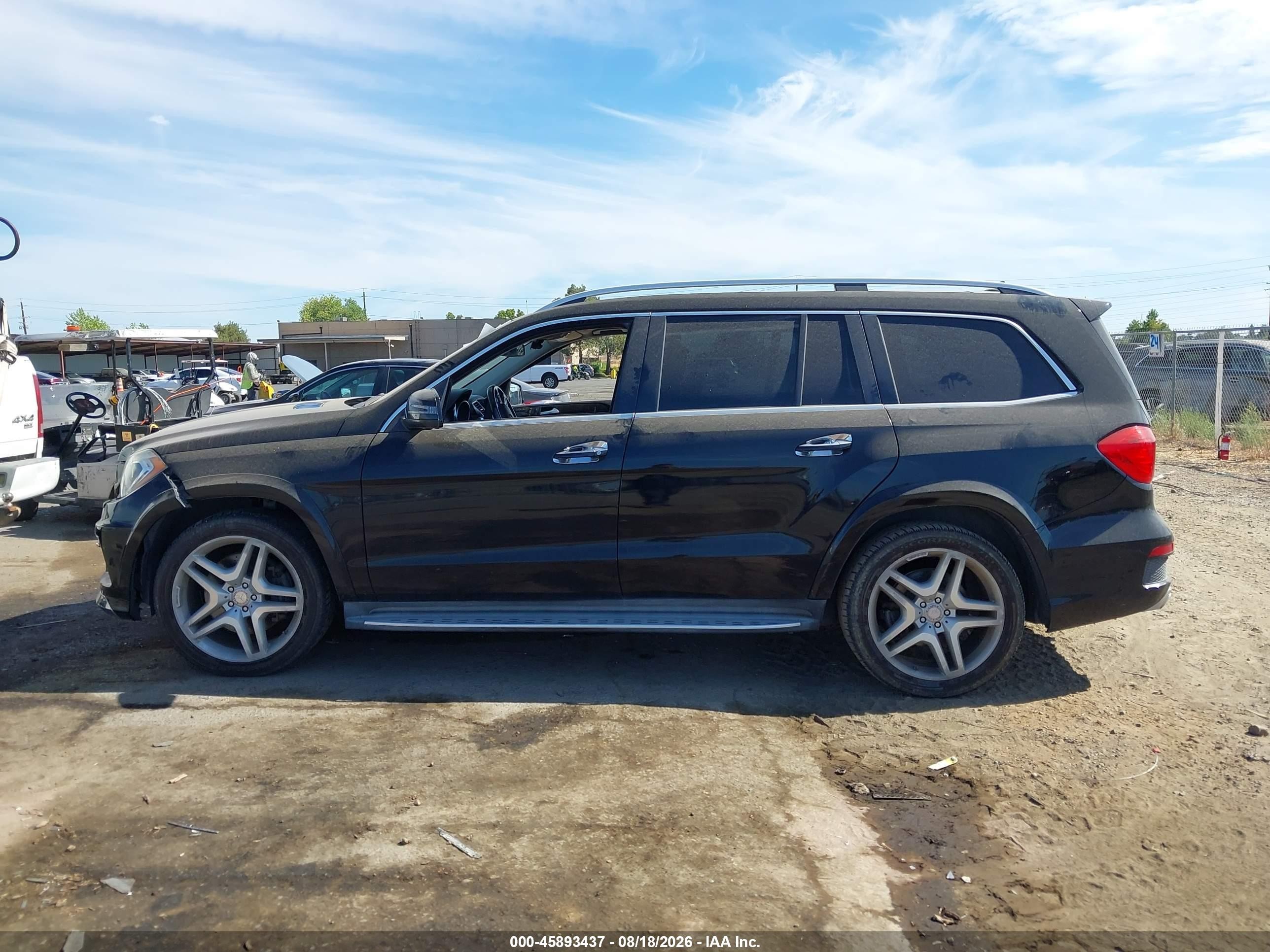 2014 Mercedes-benz Gl 550 4matic Black vin: 4JGDF7DE8EA321747