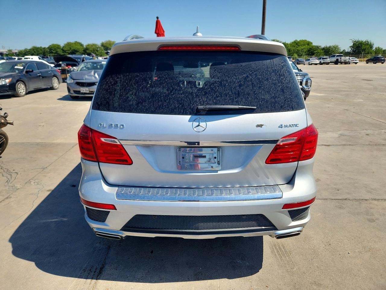 2013 Mercedes-benz Gl 550 4matic Silver vin: 4JGDF7DE9DA117831