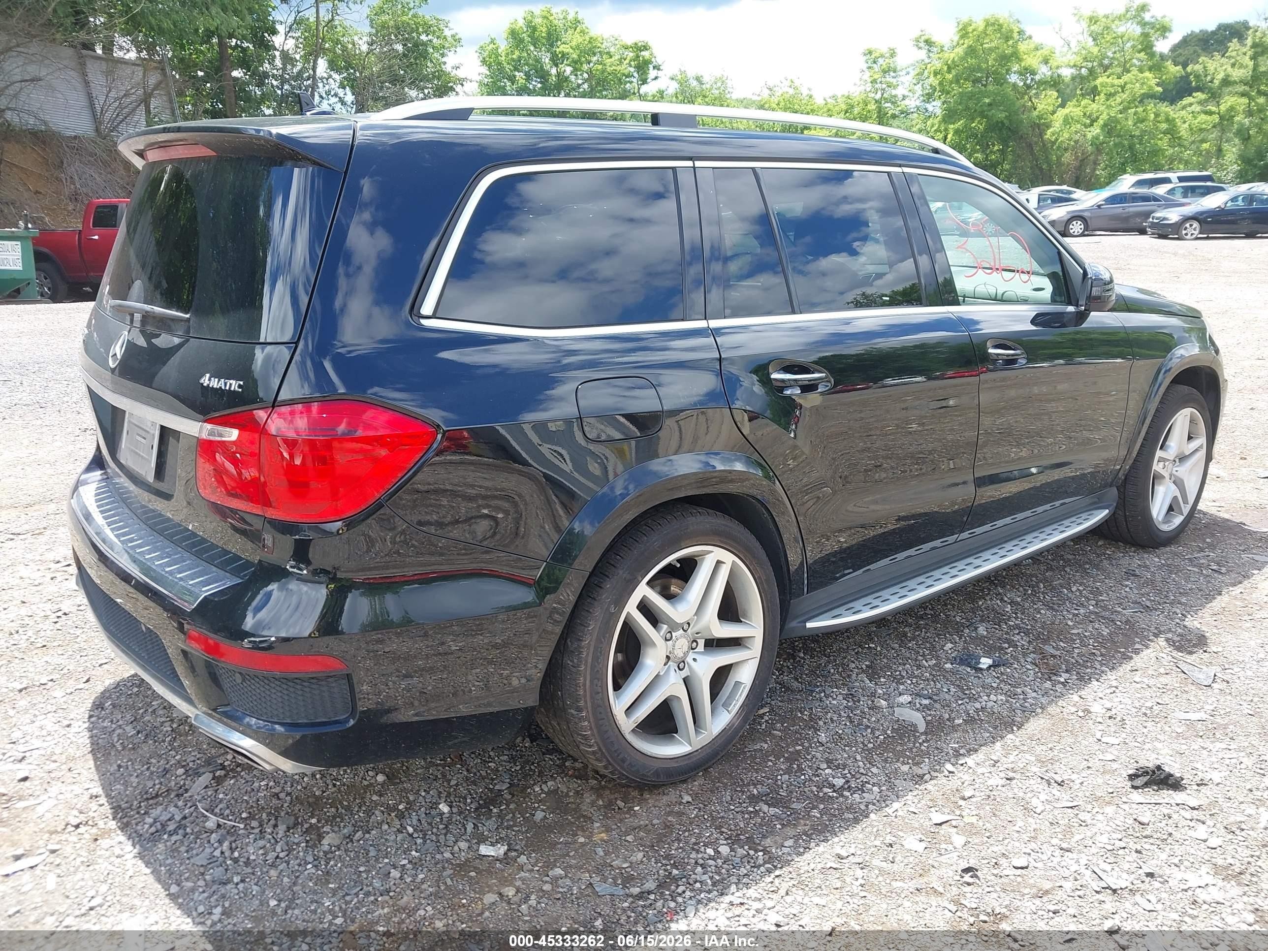 2015 Mercedes-benz Gl 550 4matic Black vin: 4JGDF7DE9FA462893
