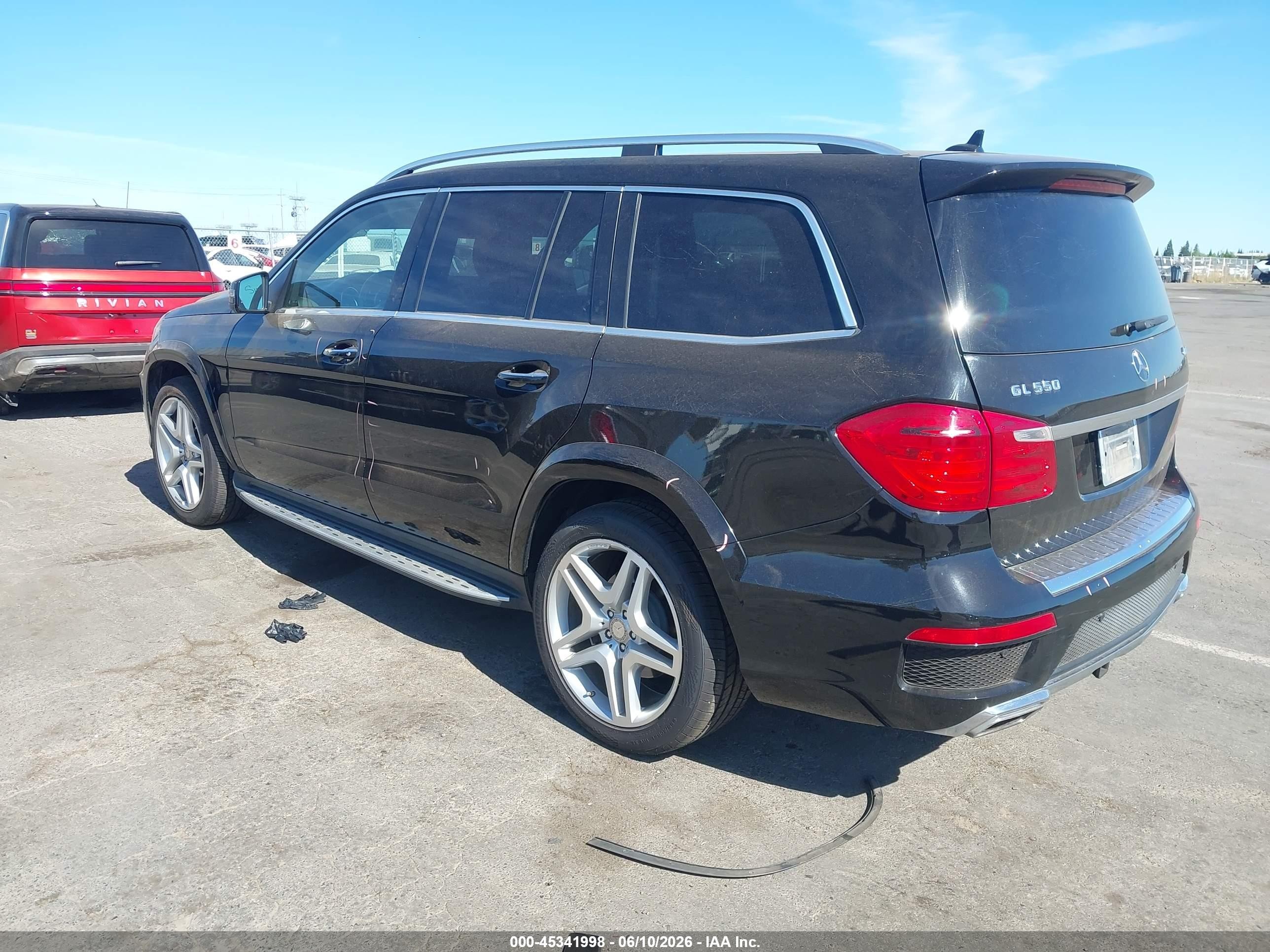 2014 Mercedes-benz Gl 550 4matic Black vin: 4JGDF7DEXEA288489