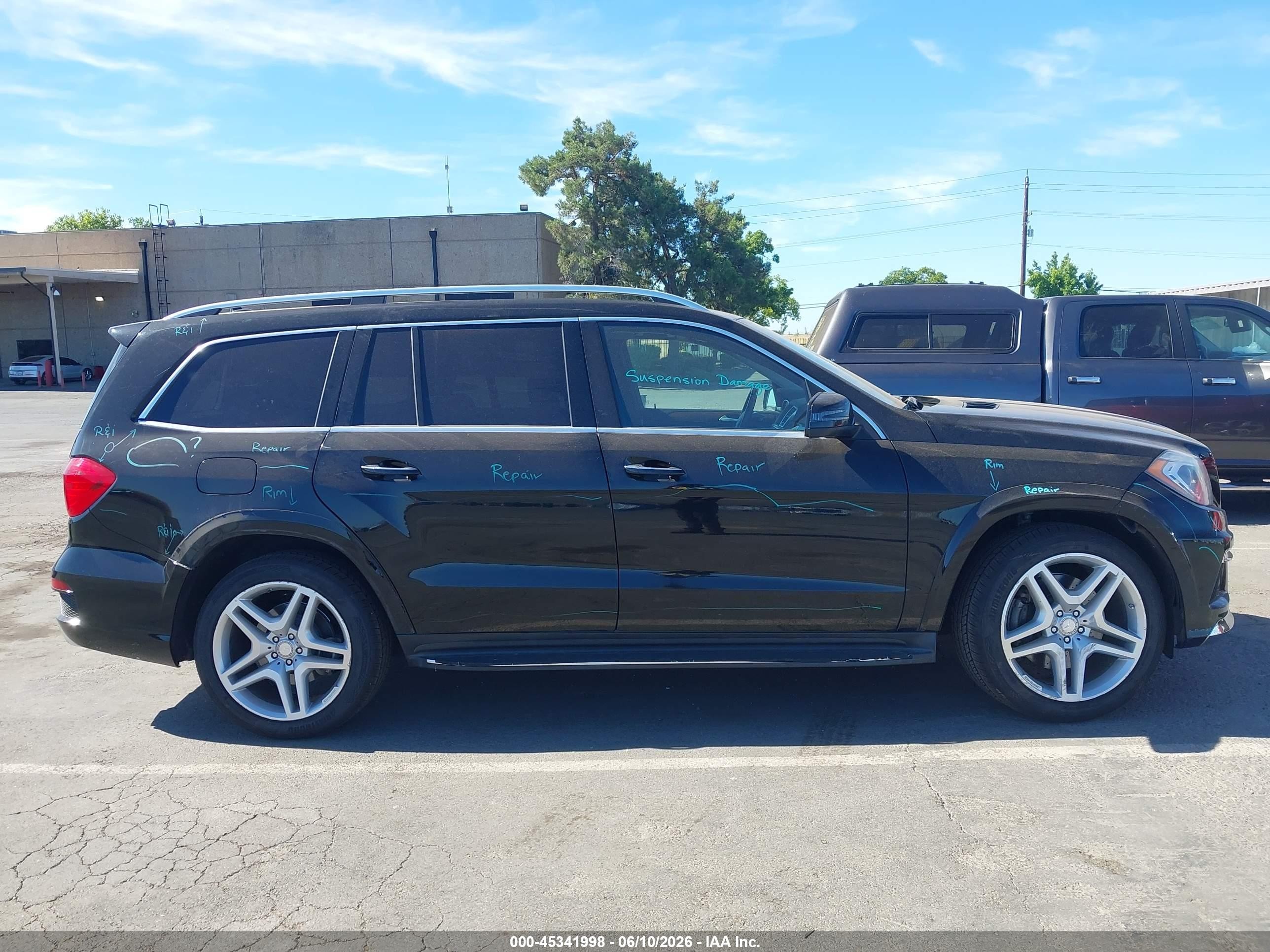 2014 Mercedes-benz Gl 550 4matic Black vin: 4JGDF7DEXEA288489