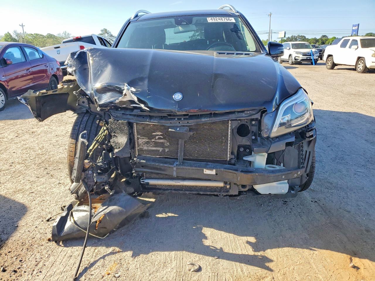 2014 Mercedes-benz Gl 550 4matic Черный vin: 4JGDF7DEXEA291568
