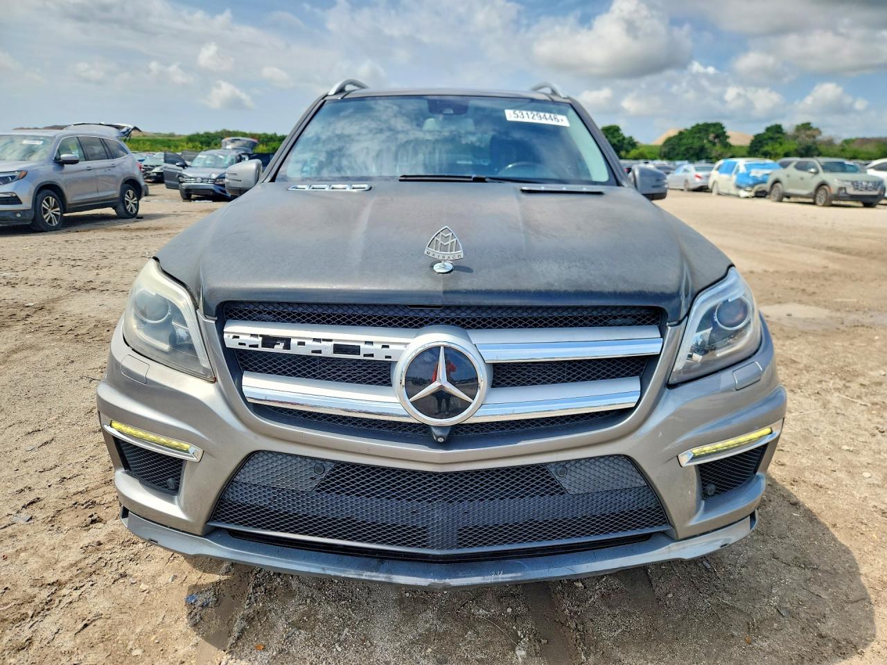 2014 Mercedes-benz Gl 550 4matic Silver vin: 4JGDF7DEXEA311379