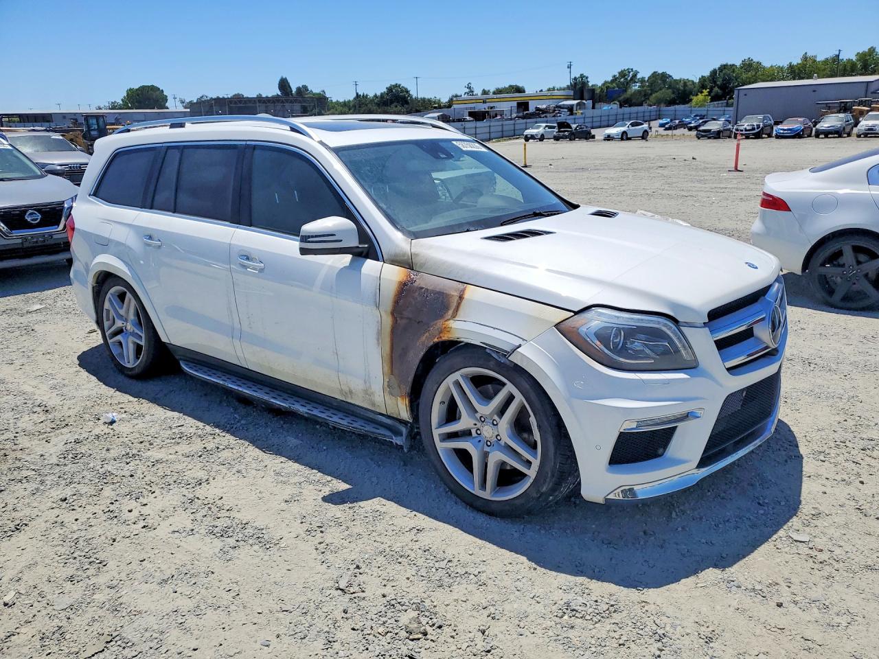 2014 Mercedes-benz Gl 550 4matic Белый vin: 4JGDF7DEXEA316310