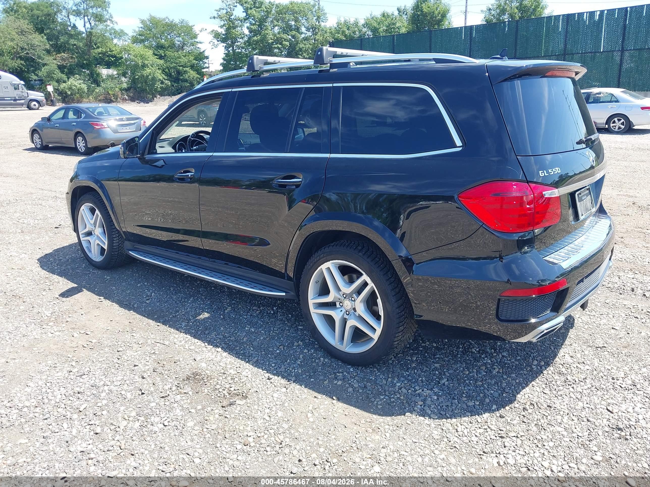 2015 Mercedes-benz Gl 550 4matic Black vin: 4JGDF7DEXFA606113