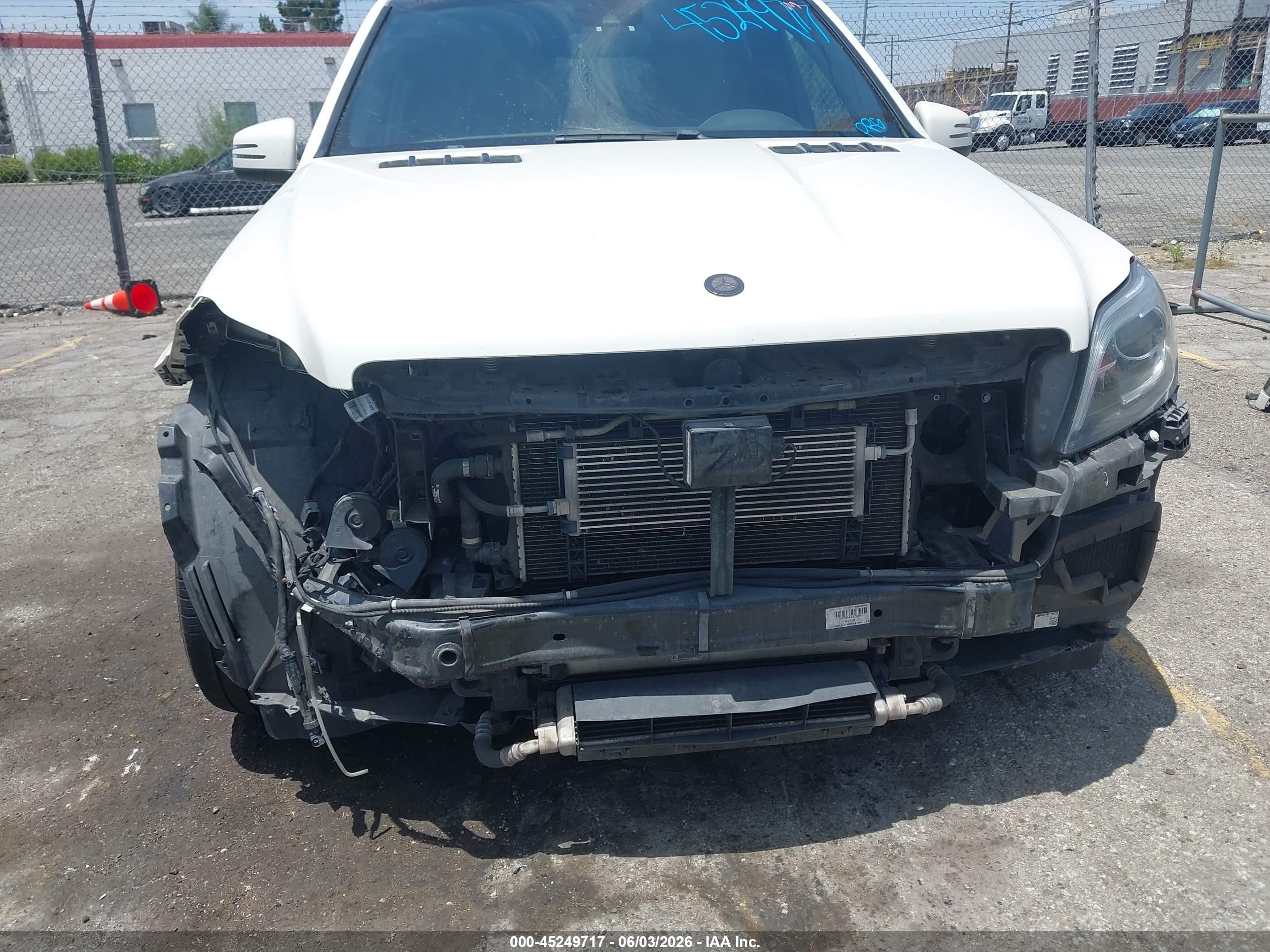 2014 Mercedes-benz Gl 63 Amg 4matic White vin: 4JGDF7EE1EA412079