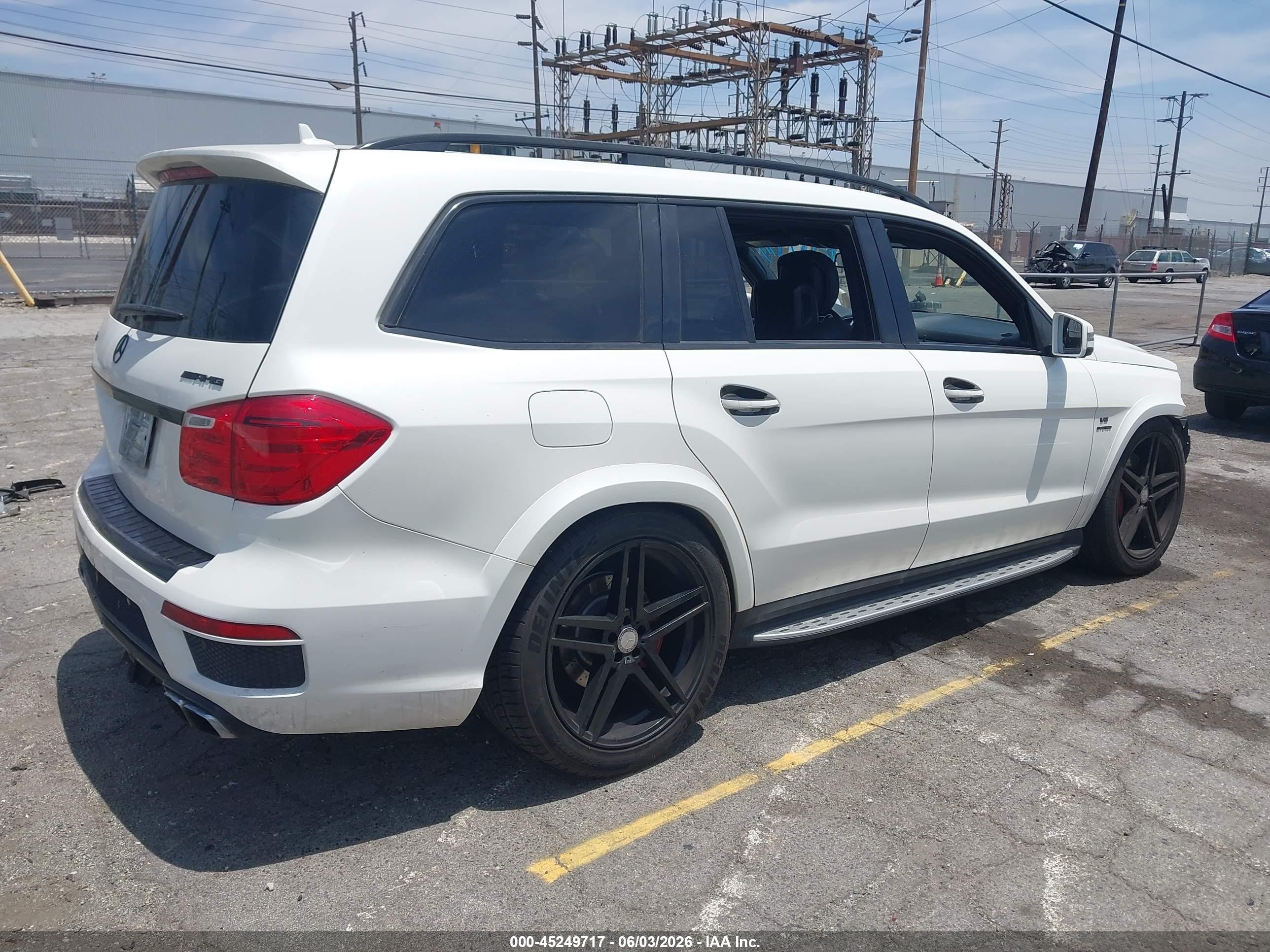 2014 Mercedes-benz Gl 63 Amg 4matic White vin: 4JGDF7EE1EA412079