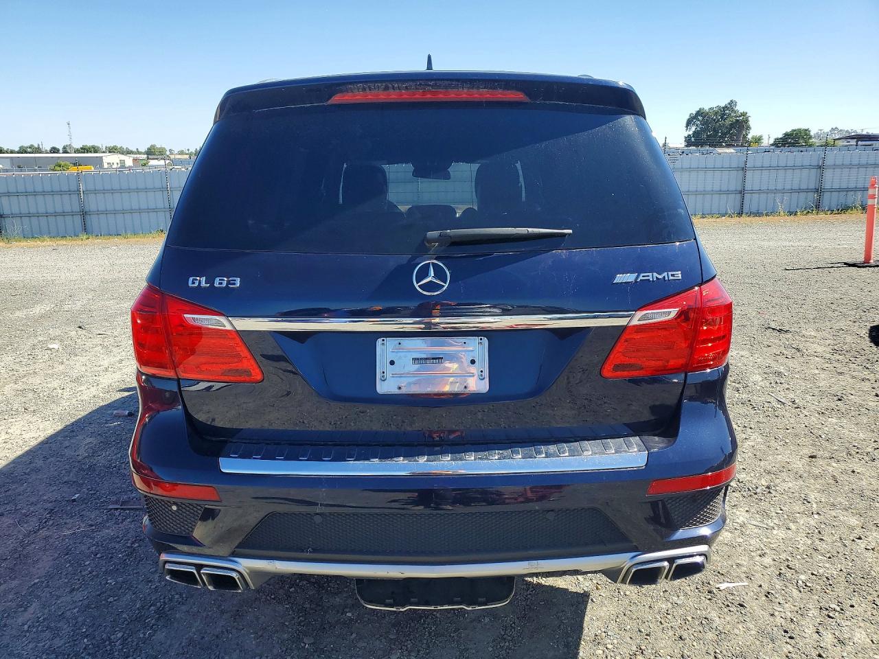 2013 Mercedes-benz Gl 63 Amg Blue vin: 4JGDF7EE4DA235848