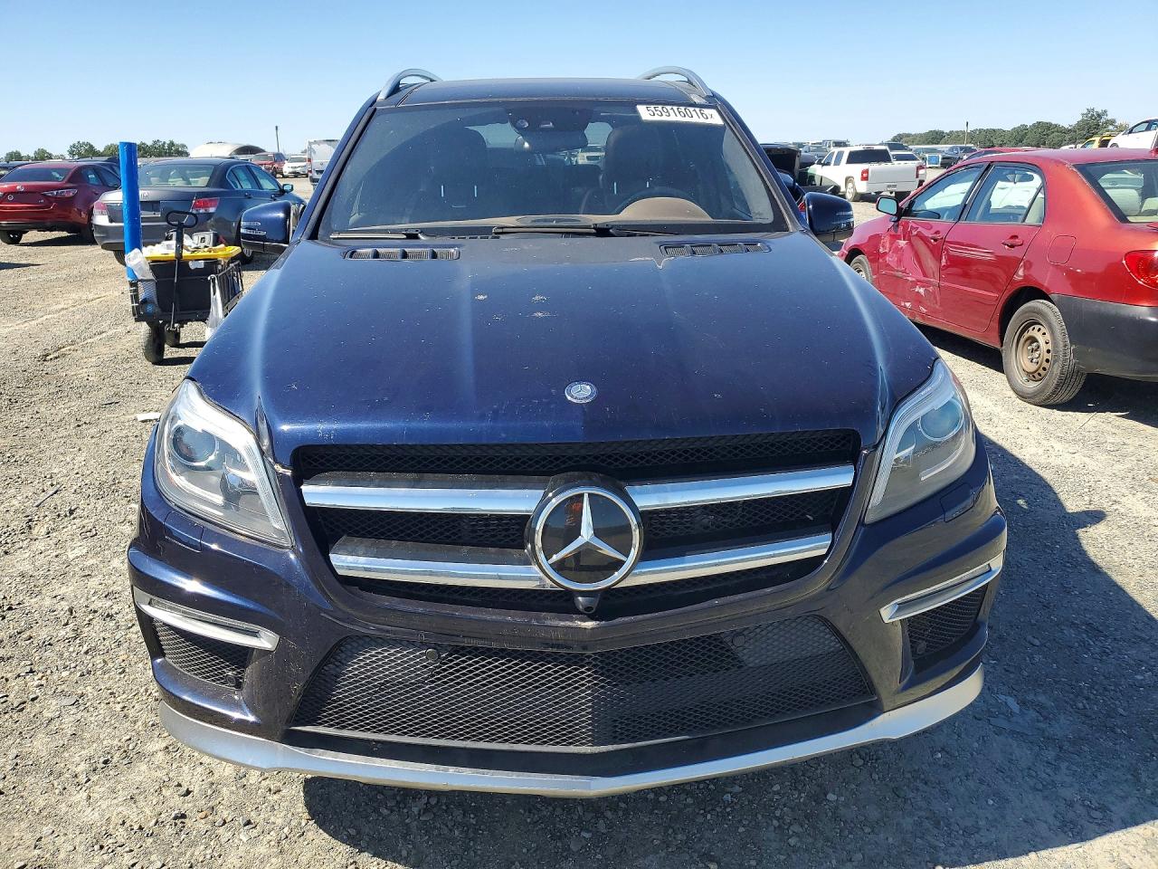 2013 Mercedes-benz Gl 63 Amg Blue vin: 4JGDF7EE4DA235848