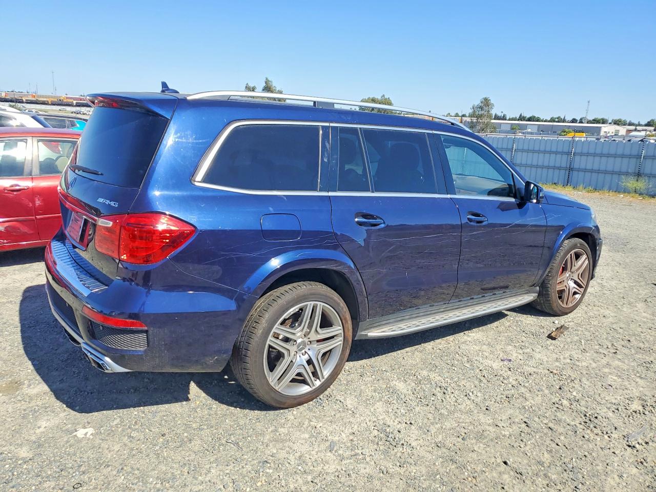 2013 Mercedes-benz Gl 63 Amg Blue vin: 4JGDF7EE4DA235848