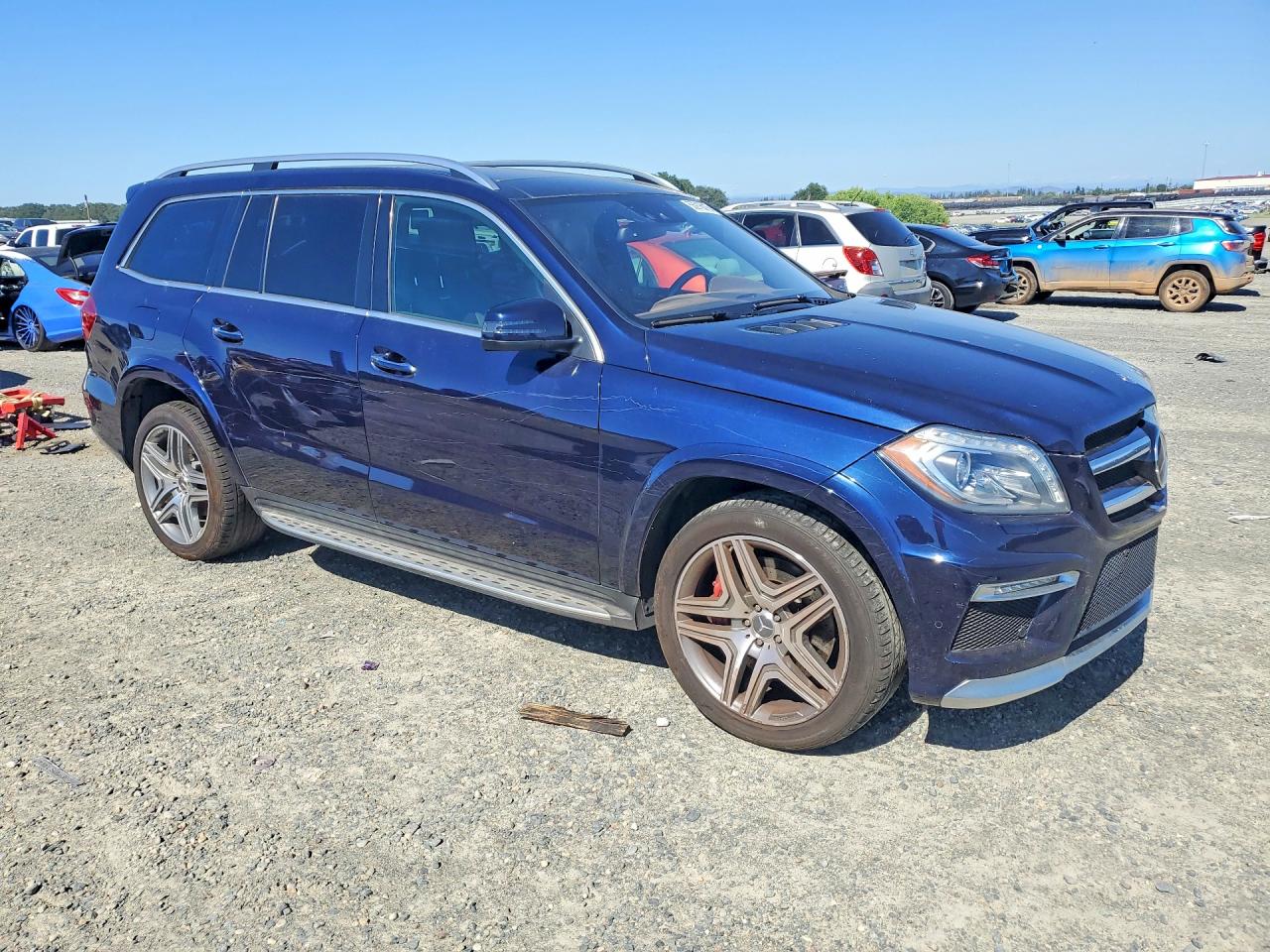 2013 Mercedes-benz Gl 63 Amg Blue vin: 4JGDF7EE4DA235848
