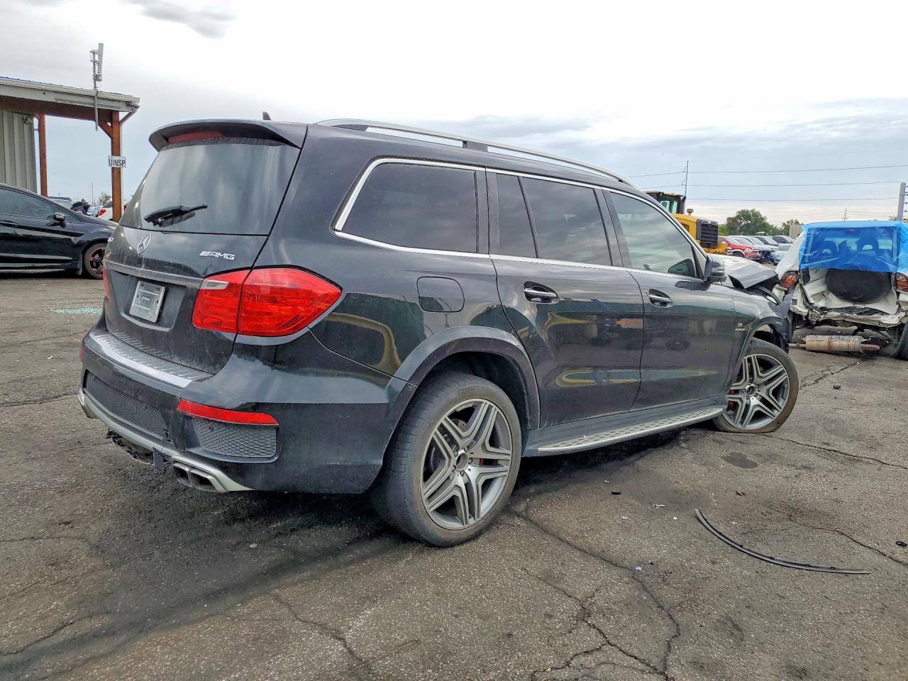 2014 Mercedes-benz Gl 63 Amg Black vin: 4JGDF7EE4EA309030