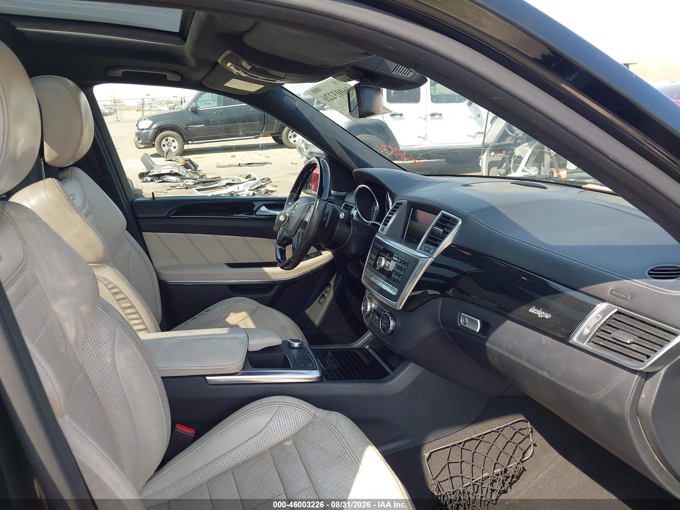 2014 Mercedes-benz Gl 63 Amg 4matic Black vin: 4JGDF7EE9EA303871