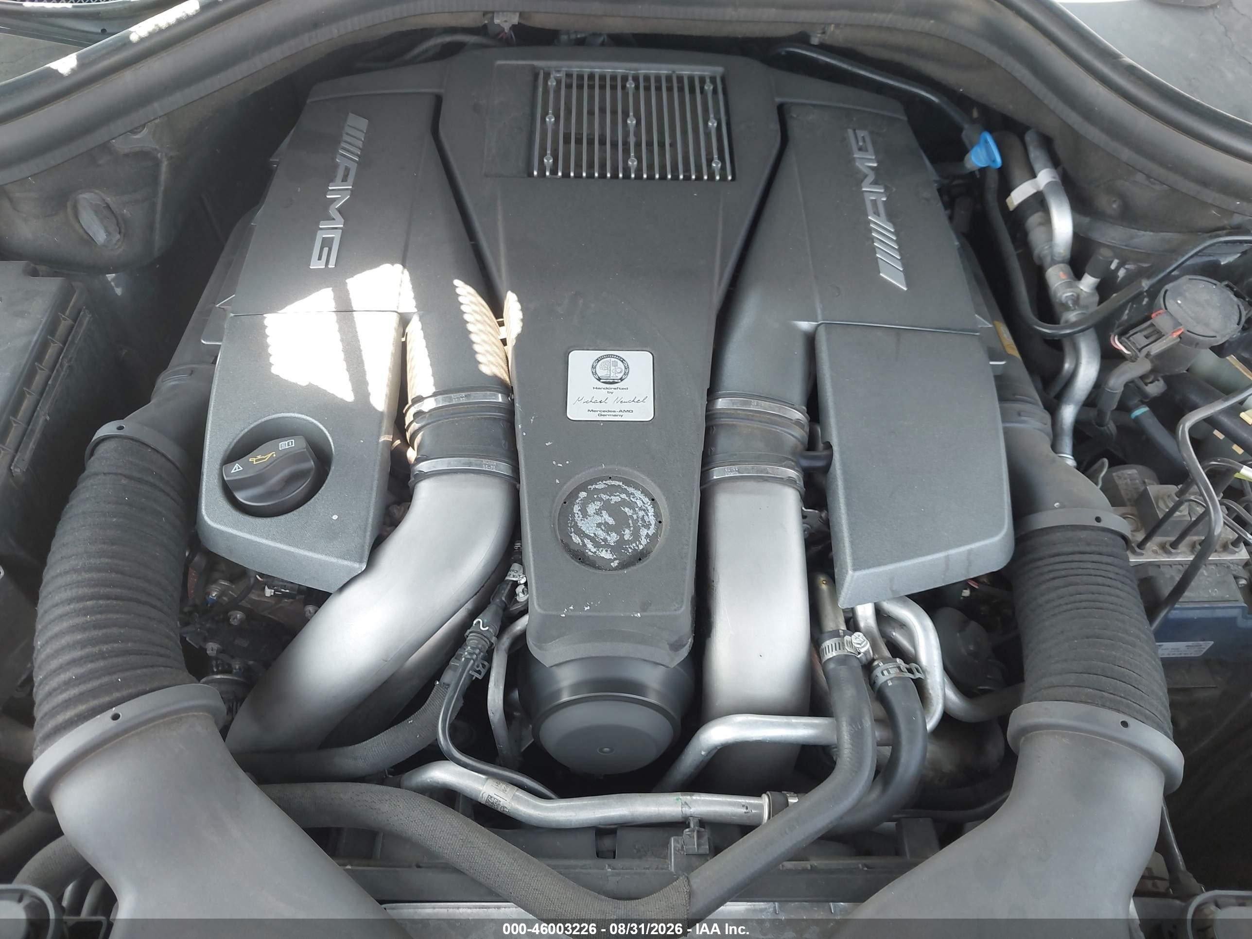 2014 Mercedes-benz Gl 63 Amg 4matic Black vin: 4JGDF7EE9EA303871