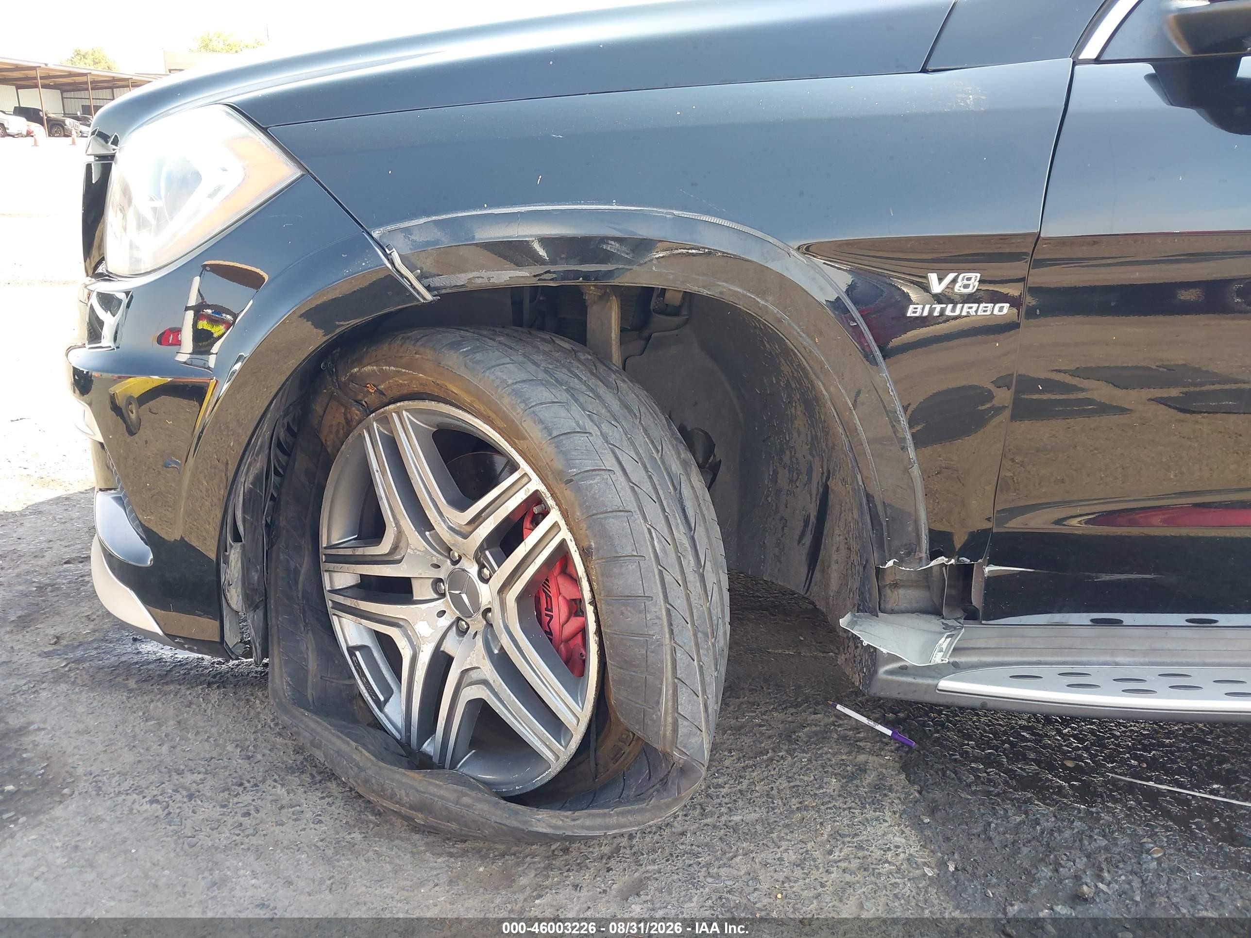 2014 Mercedes-benz Gl 63 Amg 4matic Black vin: 4JGDF7EE9EA303871