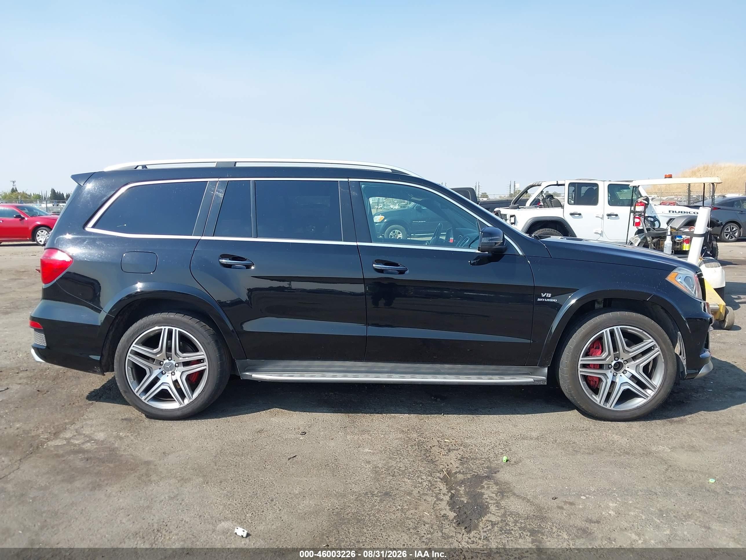 2014 Mercedes-benz Gl 63 Amg 4matic Black vin: 4JGDF7EE9EA303871