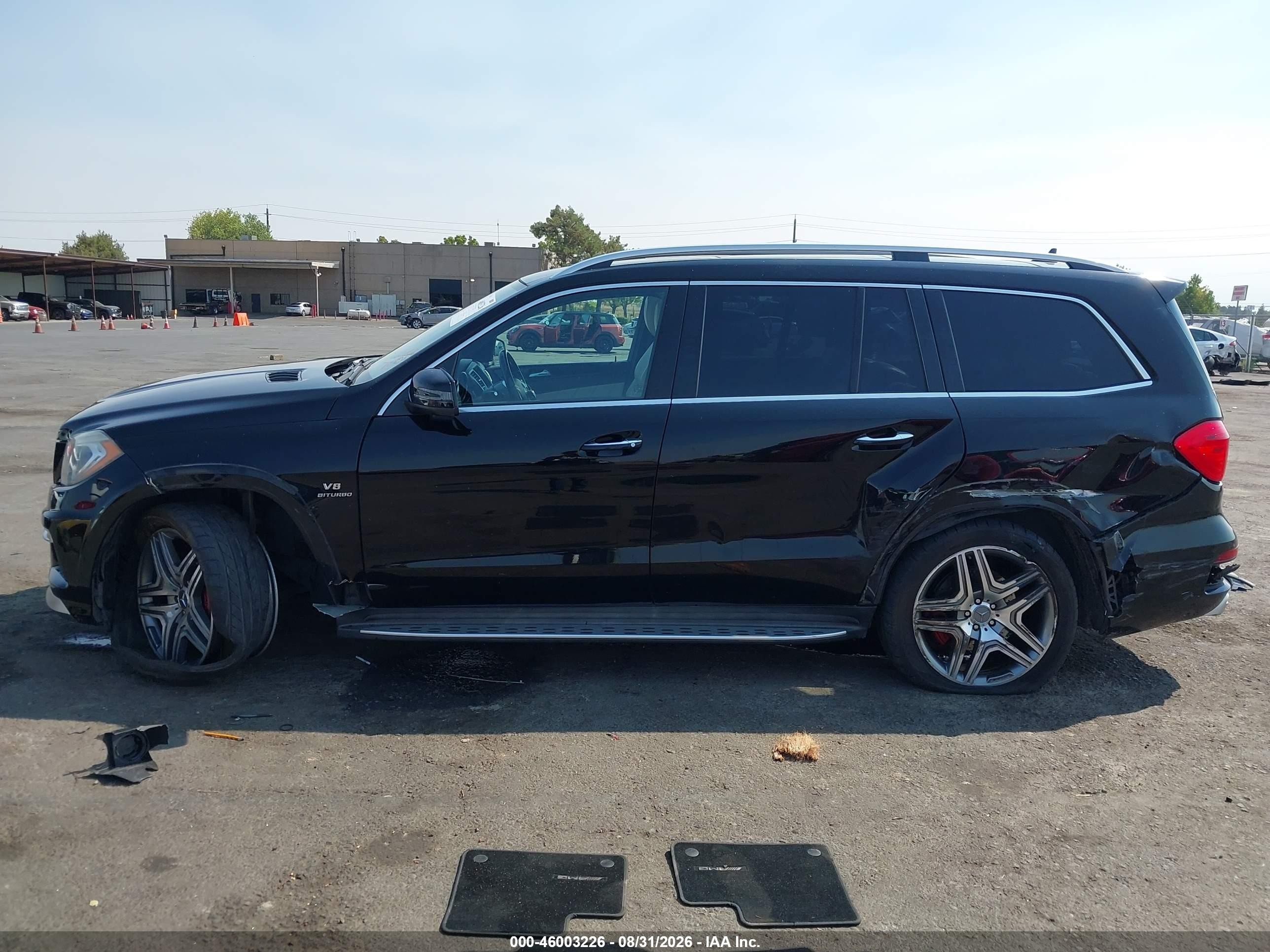 2014 Mercedes-benz Gl 63 Amg 4matic Black vin: 4JGDF7EE9EA303871