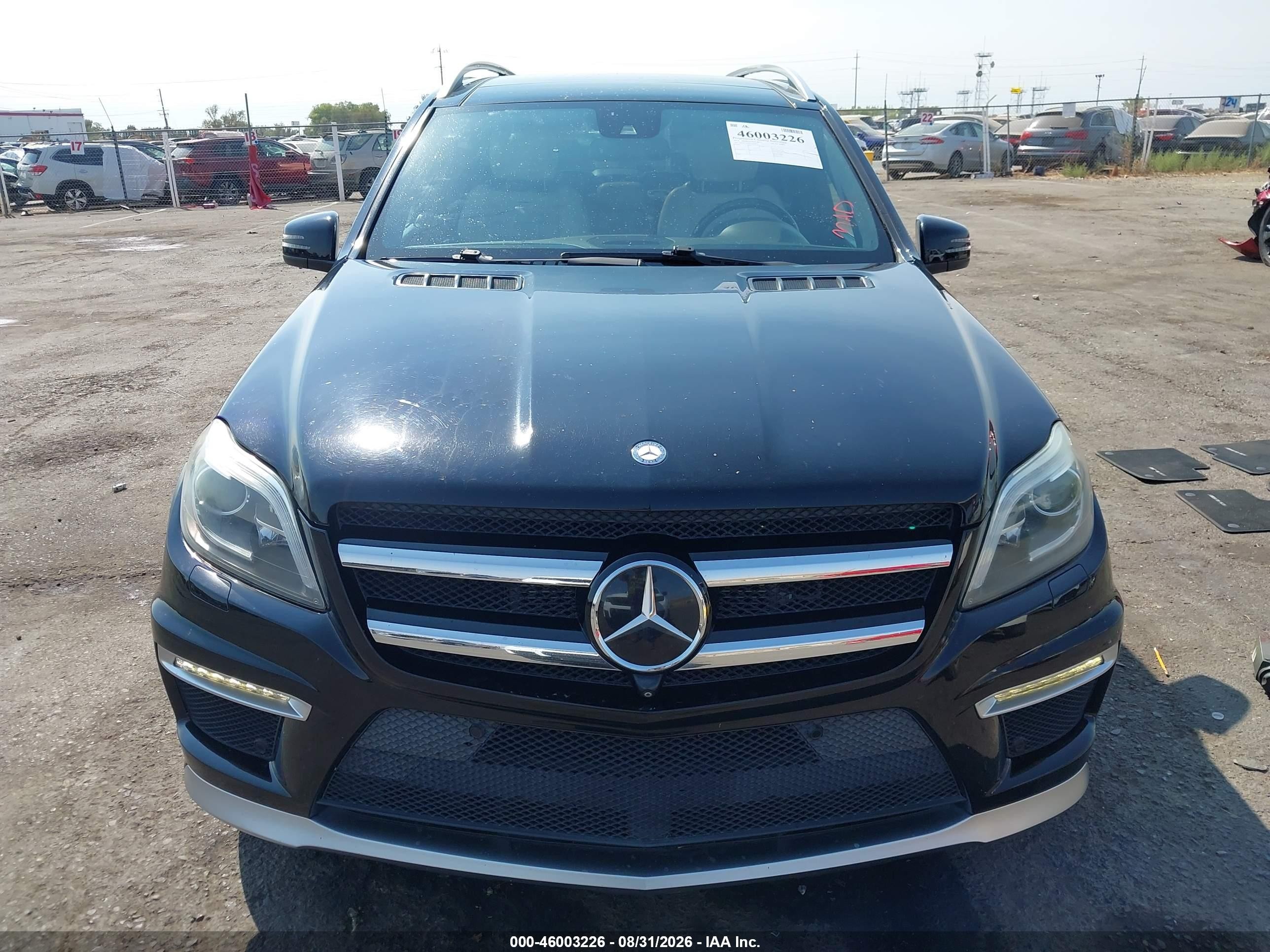2014 Mercedes-benz Gl 63 Amg 4matic Black vin: 4JGDF7EE9EA303871