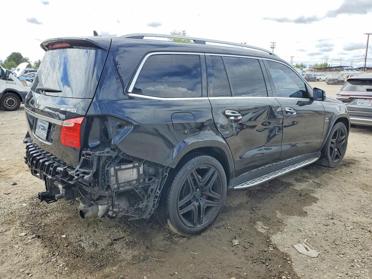 2015 Mercedes-benz Gl 63 Amg Black vin: 4JGDF7EE9FA445980
