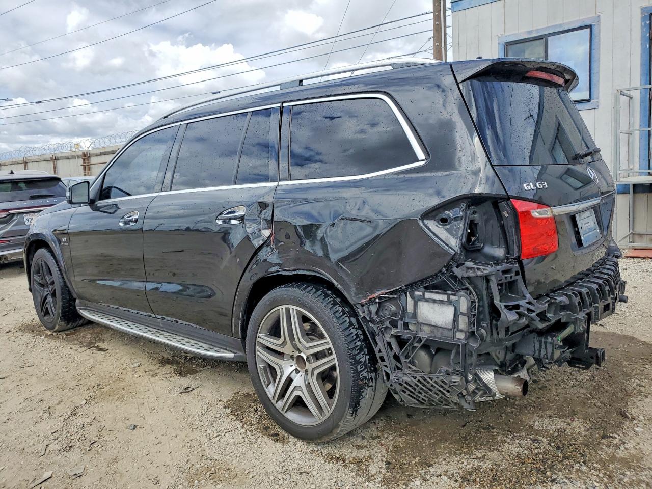 2015 Mercedes-benz Gl 63 Amg Black vin: 4JGDF7EE9FA445980