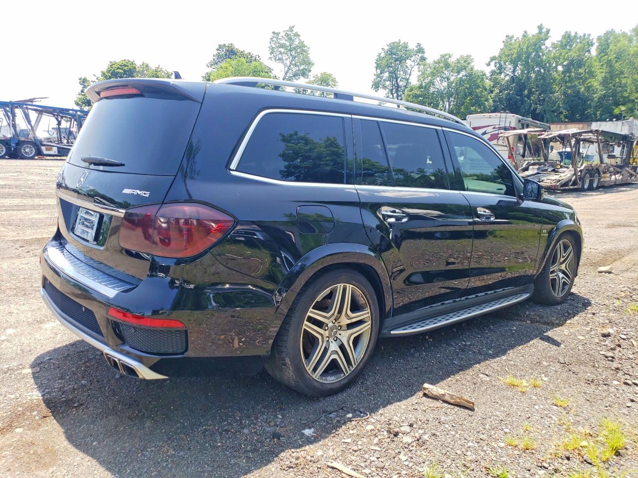 2015 Mercedes-benz Gl 63 Amg Black vin: 4JGDF7EE9FA471317