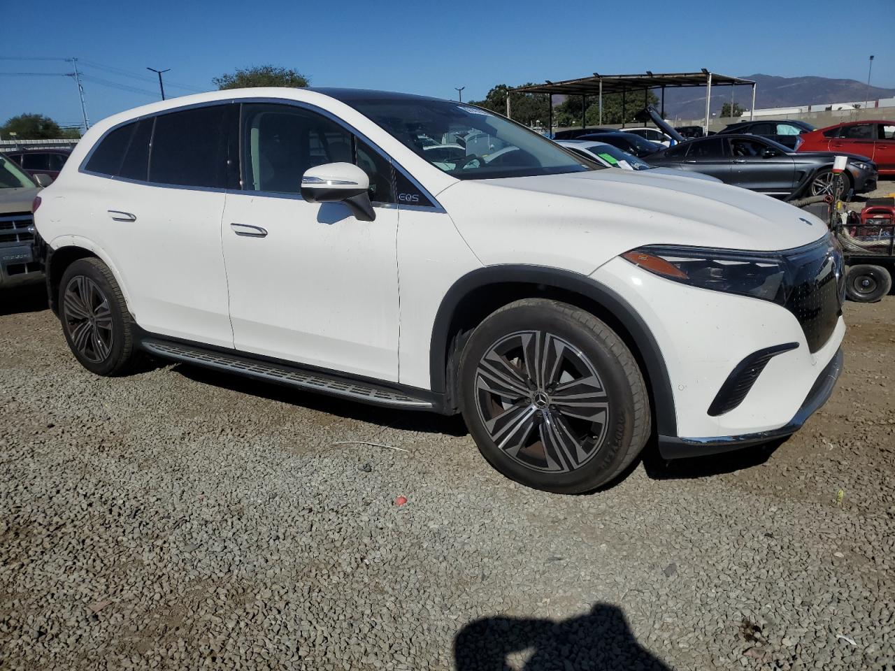 2023 Mercedes-benz Eqs Suv 450+ White vin: 4JGDM2DB3PA027013
