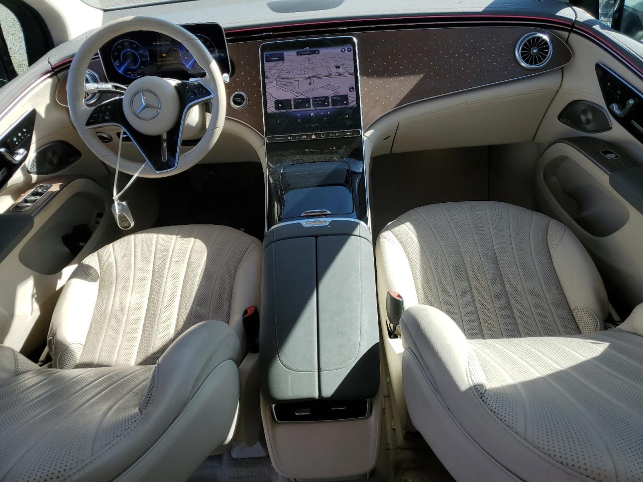 2023 Mercedes-benz Eqs Suv 450+ White vin: 4JGDM2DB3PA027013
