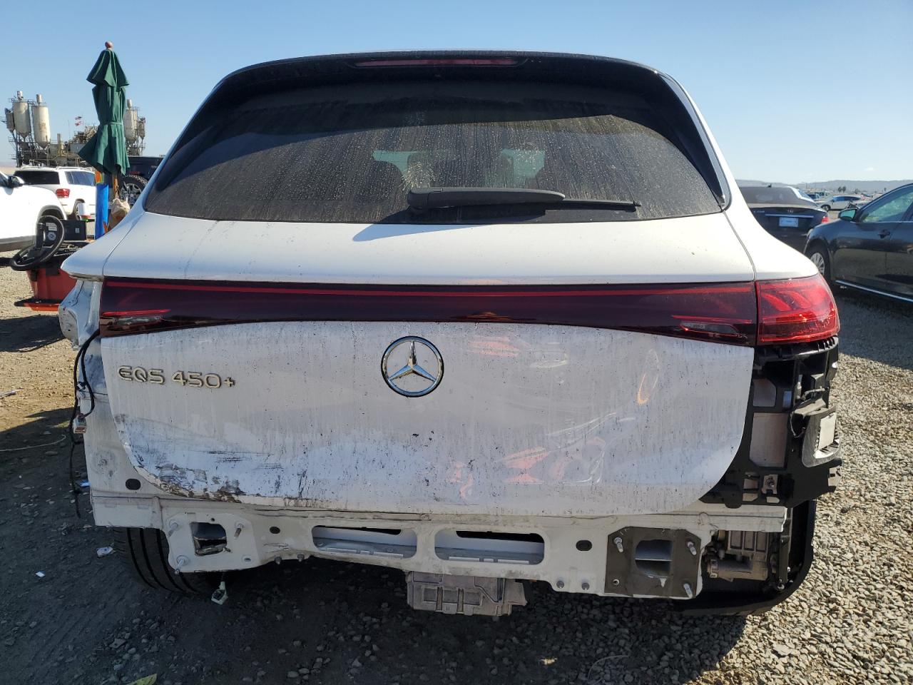2023 Mercedes-benz Eqs Suv 450+ White vin: 4JGDM2DB3PA027013