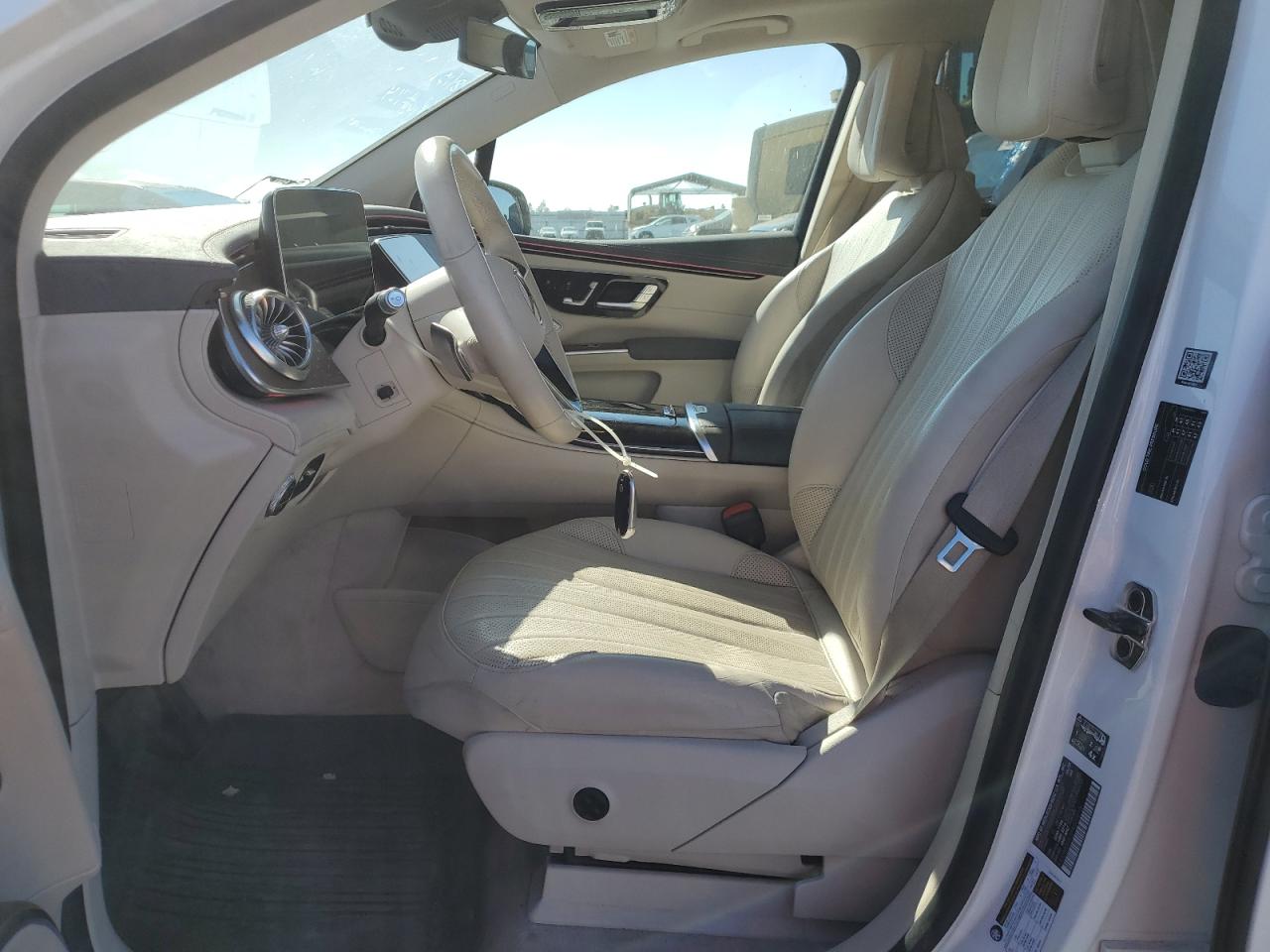 2023 Mercedes-benz Eqs Suv 450+ White vin: 4JGDM2DB3PA027013