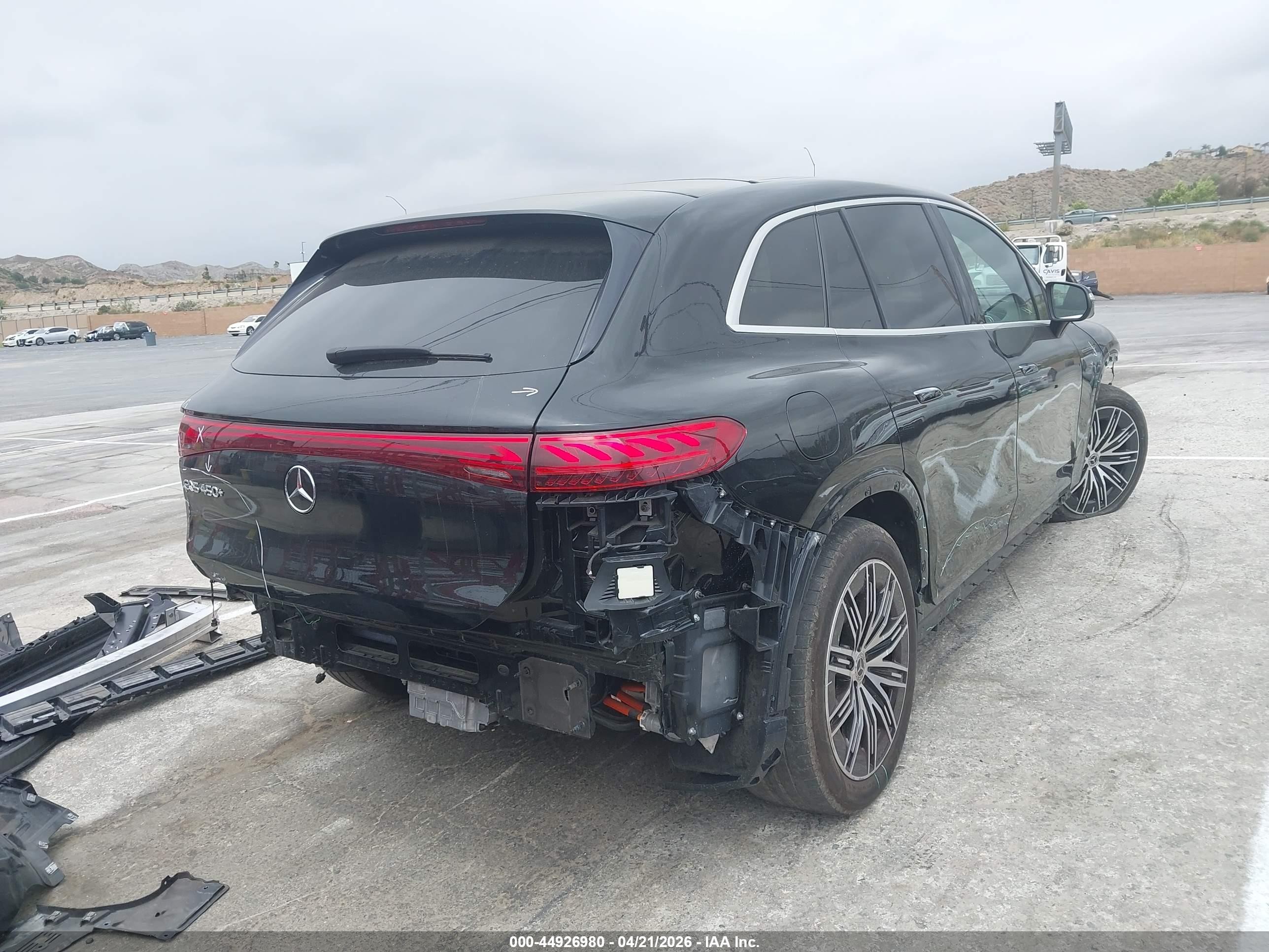 2023 Mercedes-benz Eqs 450+ Suv   Черный vin: 4JGDM2DB6PA027197