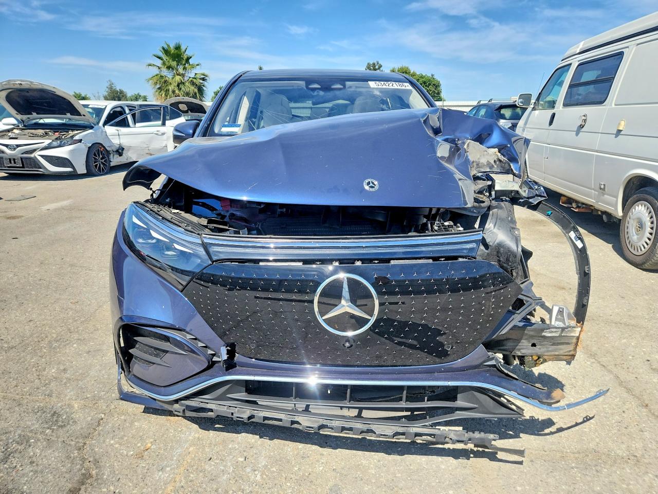 2023 Mercedes-benz Eqs Suv 450 4matic Blue vin: 4JGDM2EB3PA024840