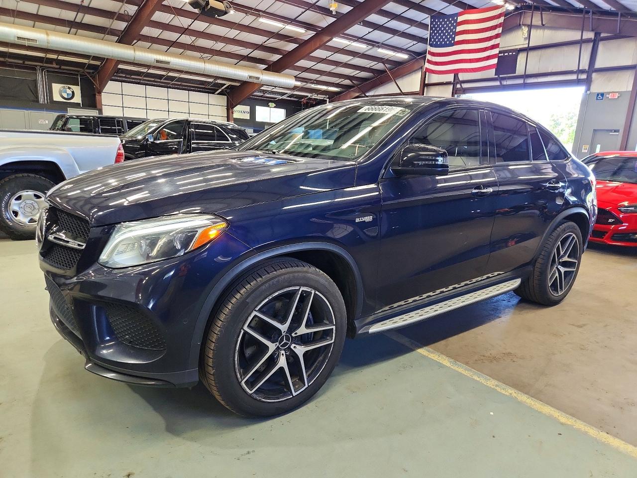 2019 Mercedes-benz Gle Coupe 43 Amg Blue vin: 4JGED6EB0KA134832
