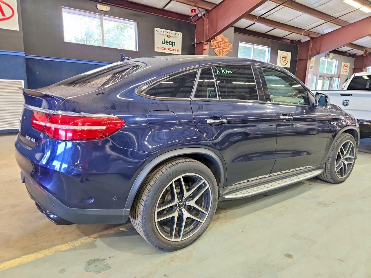 2019 Mercedes-benz Gle Coupe 43 Amg Blue vin: 4JGED6EB0KA134832