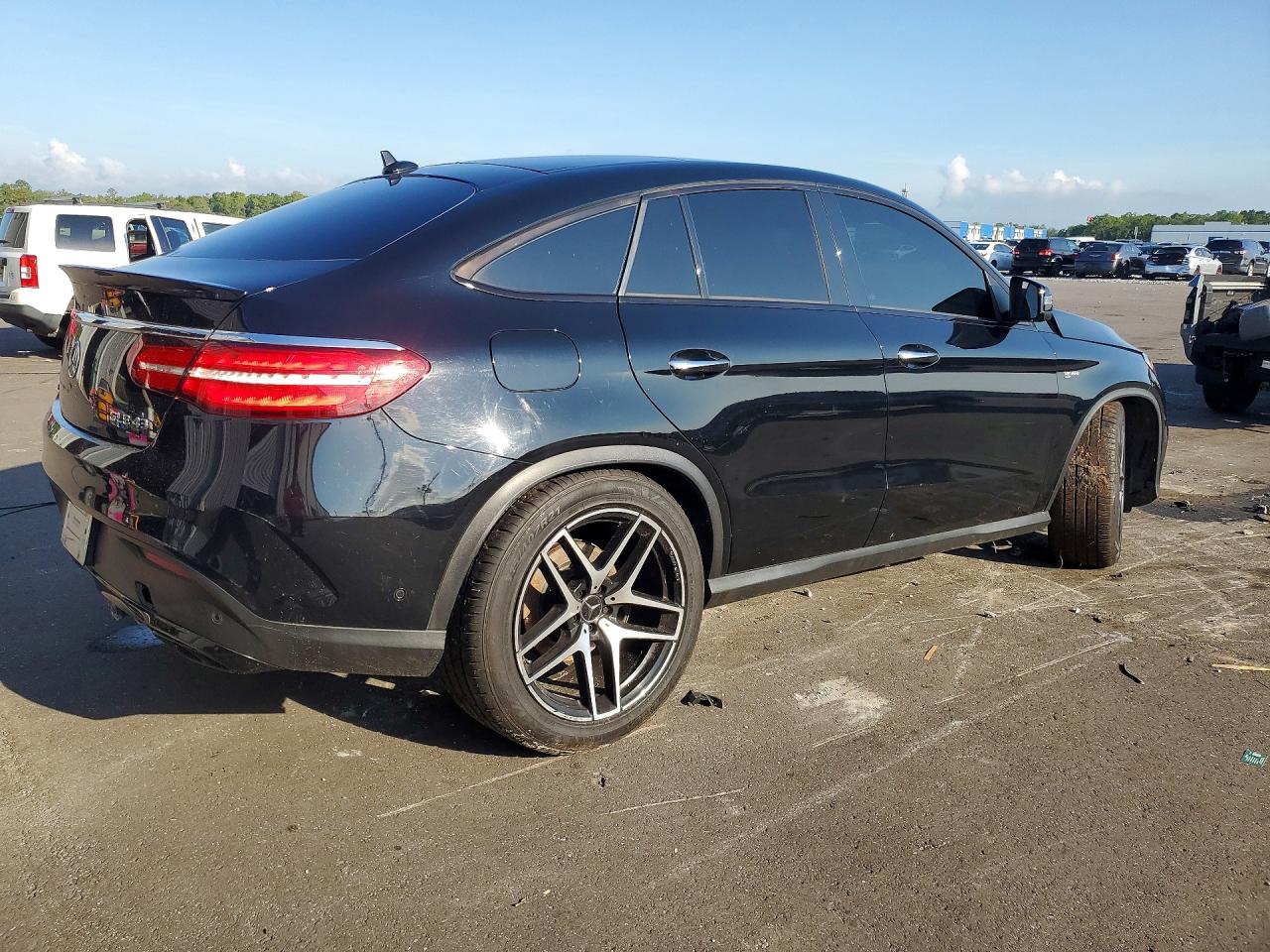 2019 Mercedes-benz Gle Coupe 43 Amg Черный vin: 4JGED6EB1KA140767