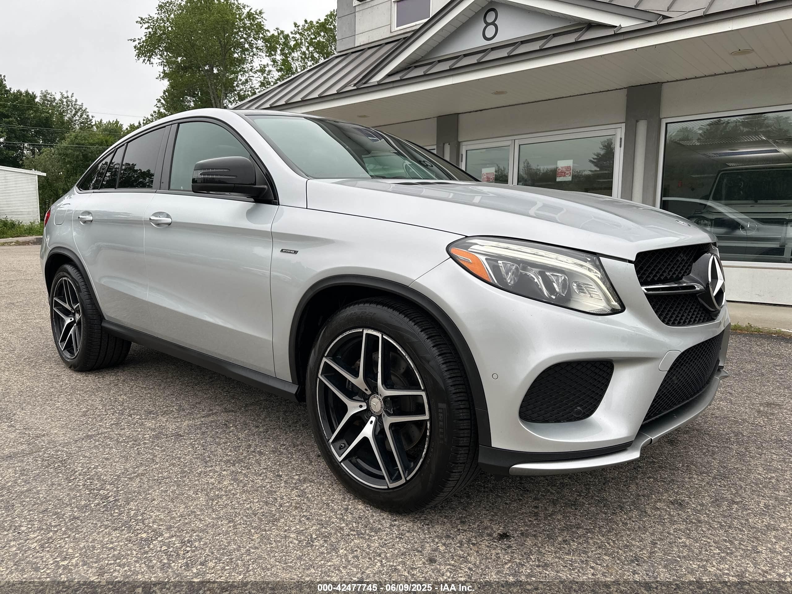 2016 Mercedes-benz Gle Coupe 450 4matic Серебряный vin: 4JGED6EB2GA022427
