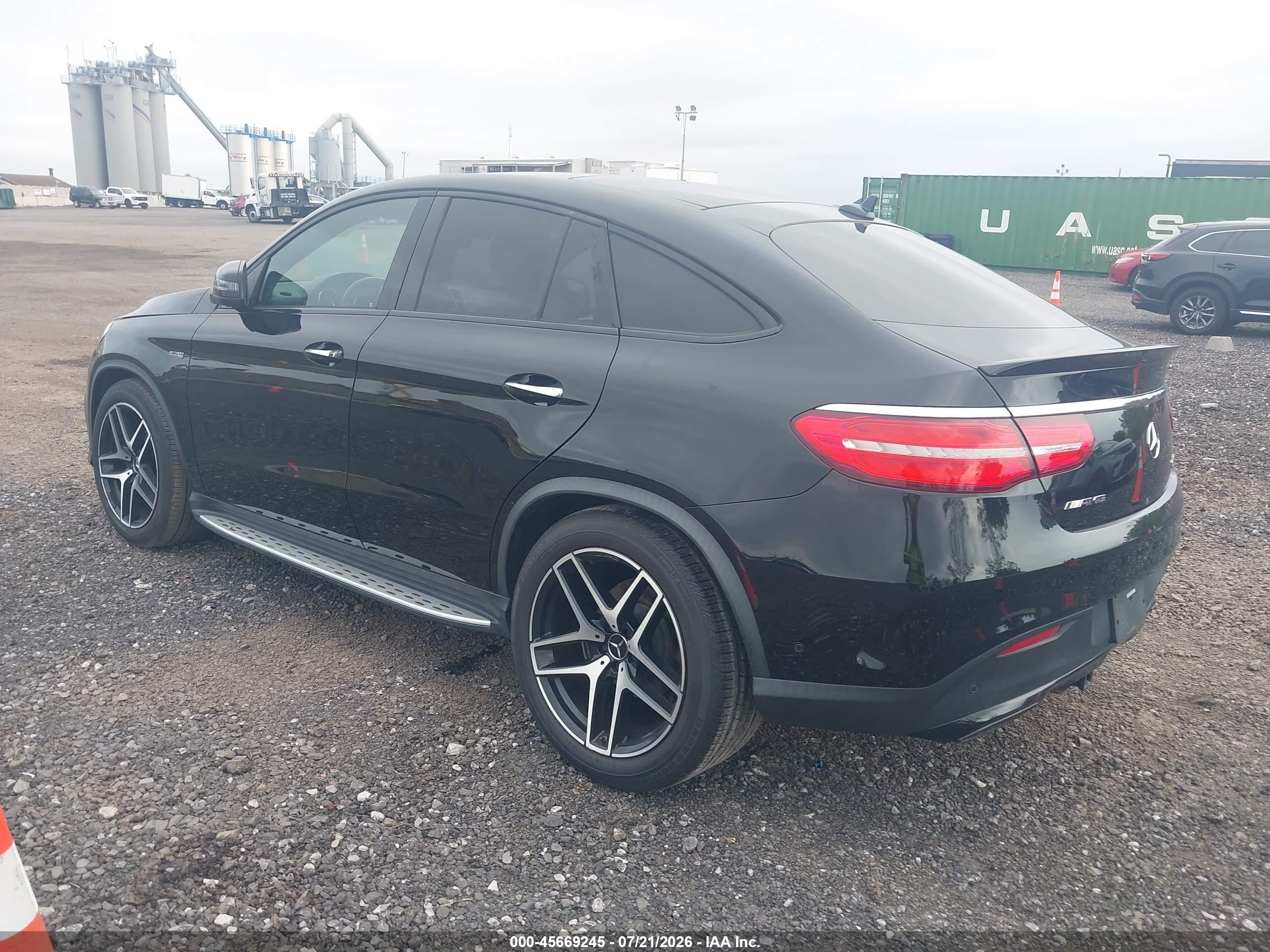 2019 Mercedes-benz Amg Gle 43 Coupe 4matic Black vin: 4JGED6EB2KA137215