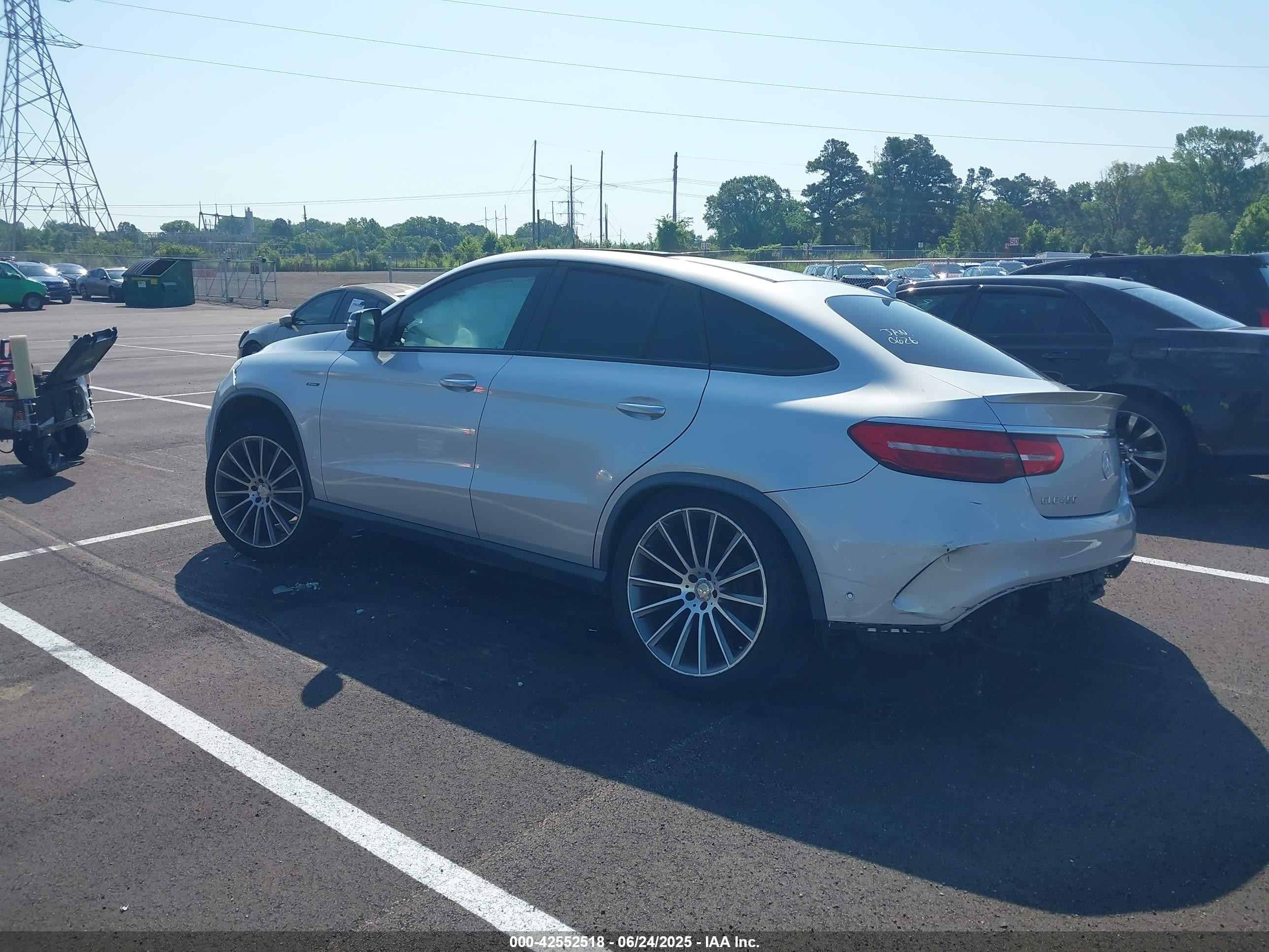 2016 Mercedes-benz Gle 450 Amg Coupe 4matic Gray vin: 4JGED6EB3GA010626