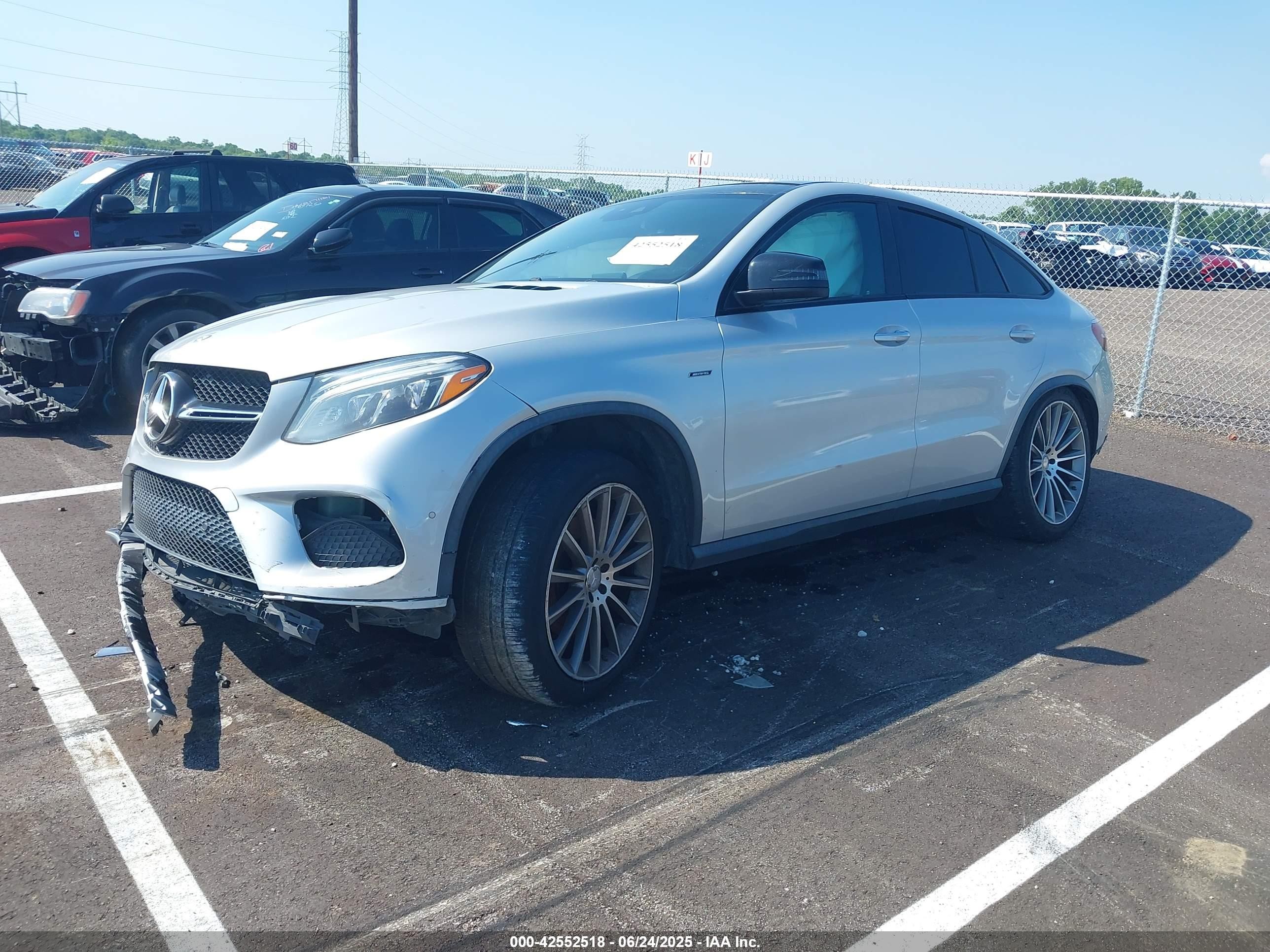 2016 Mercedes-benz Gle 450 Amg Coupe 4matic Gray vin: 4JGED6EB3GA010626