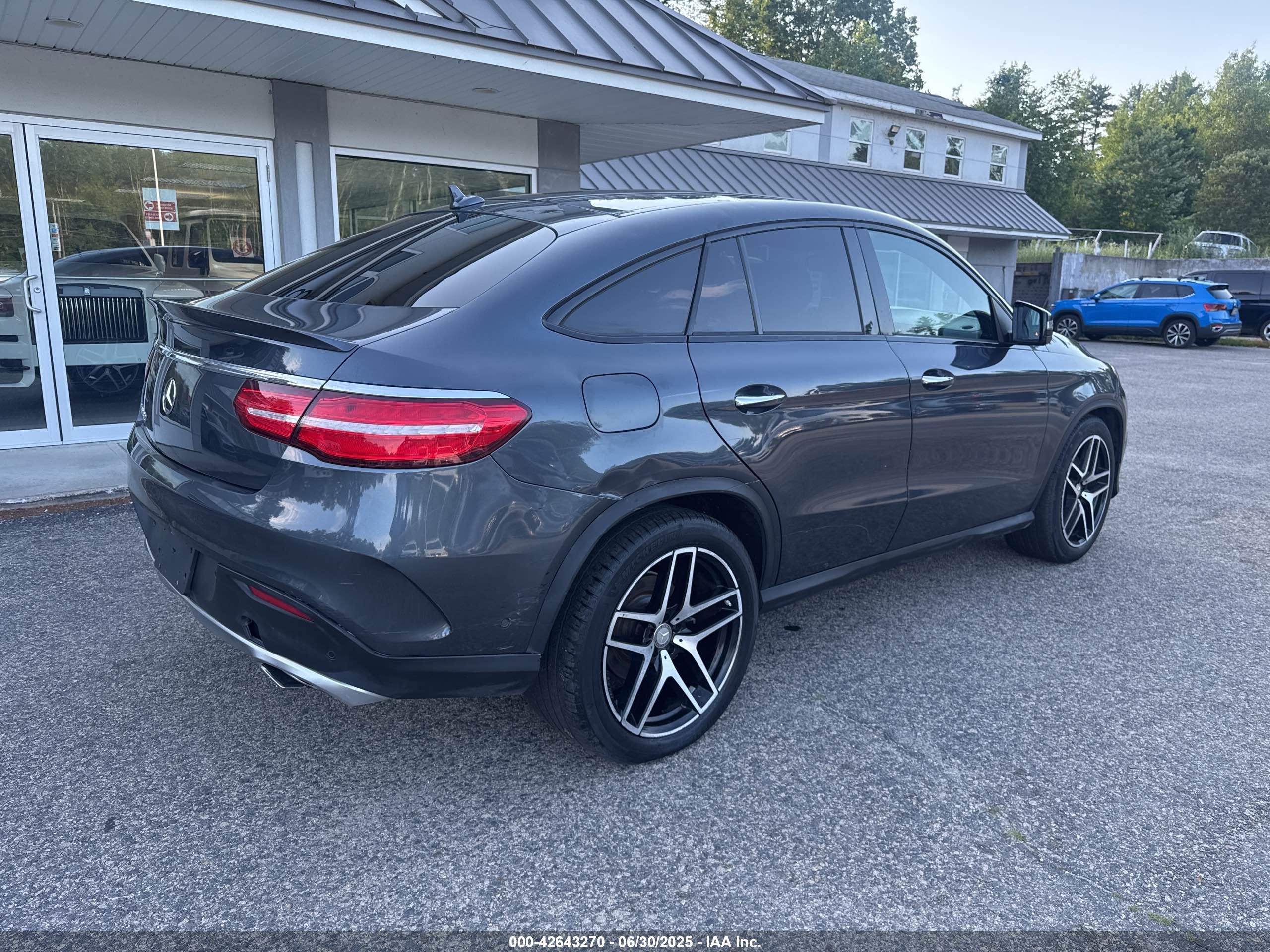 2016 Mercedes-benz Gle Coupe 450 4matic Gray vin: 4JGED6EB3GA025787