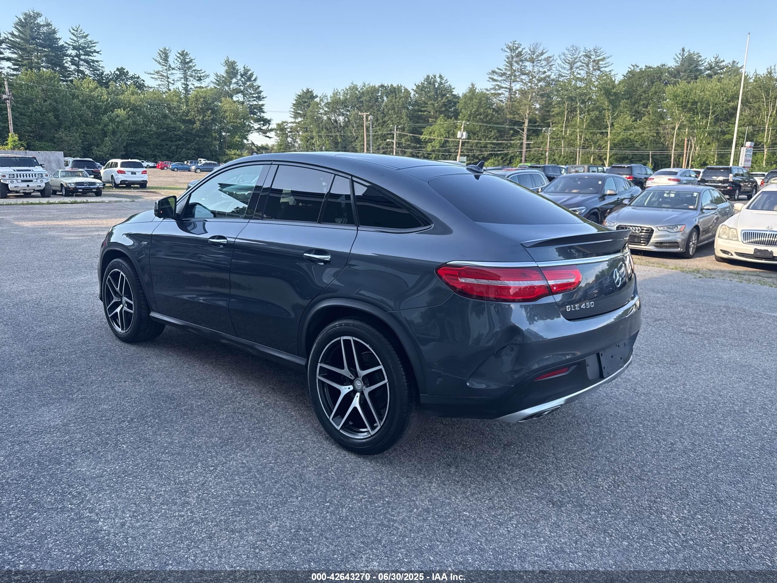 2016 Mercedes-benz Gle Coupe 450 4matic Gray vin: 4JGED6EB3GA025787