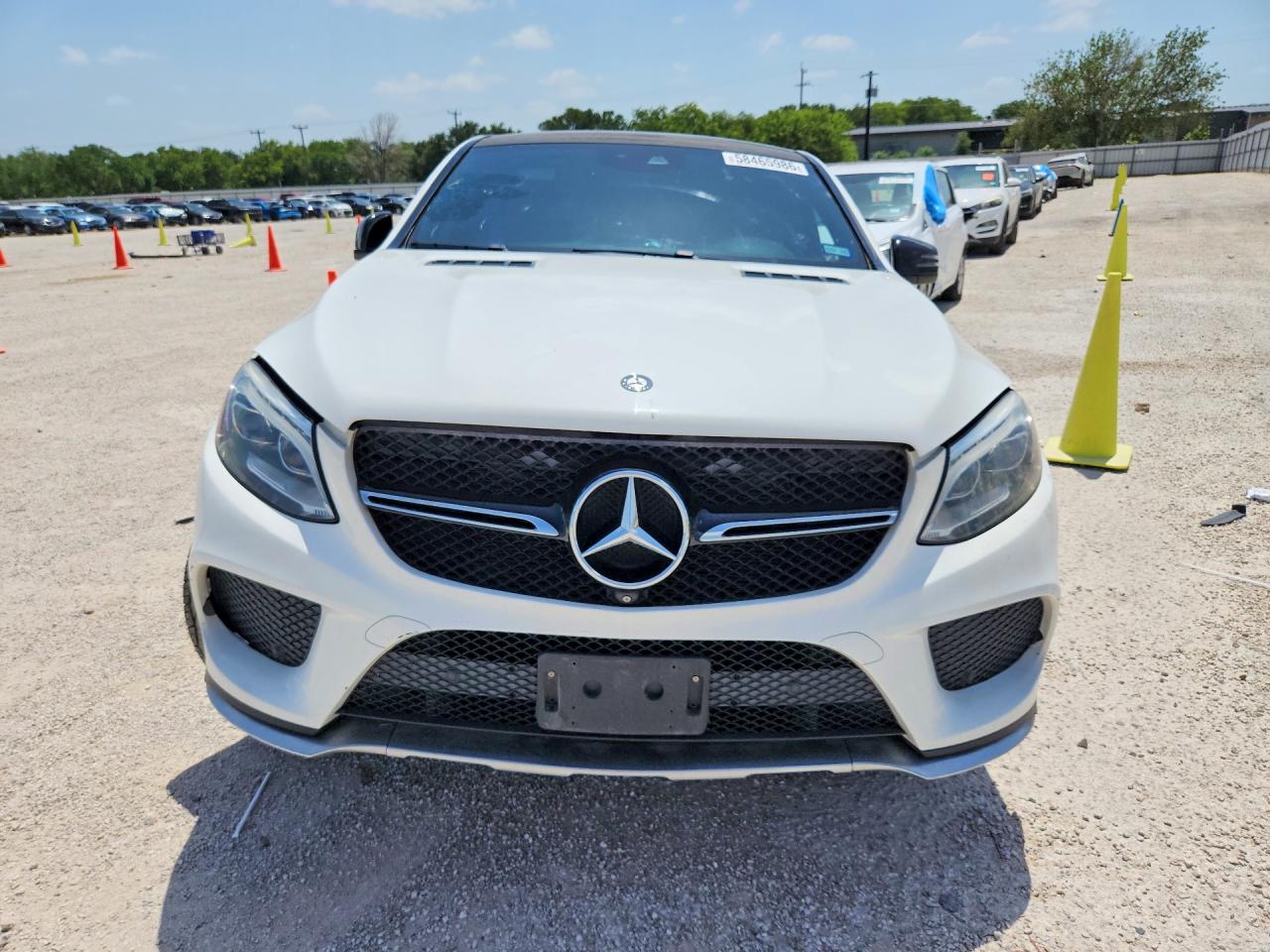 2016 Mercedes-benz Gle Coupe 450 4matic White vin: 4JGED6EB5GA014211