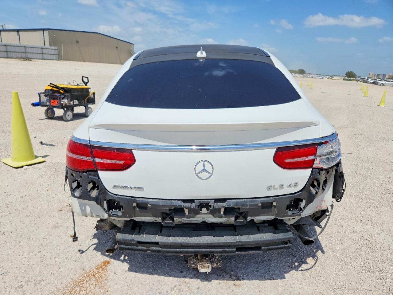 2016 Mercedes-benz Gle Coupe 450 4matic White vin: 4JGED6EB5GA014211