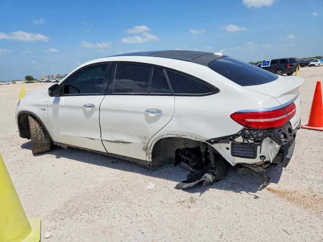 2016 Mercedes-benz Gle Coupe 450 4matic White vin: 4JGED6EB5GA014211