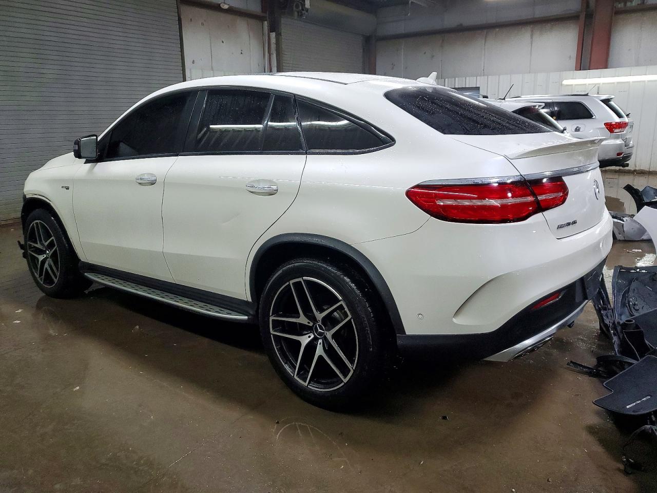2017 Mercedes-benz Gle Coupe 43 Amg White vin: 4JGED6EB7HA066103