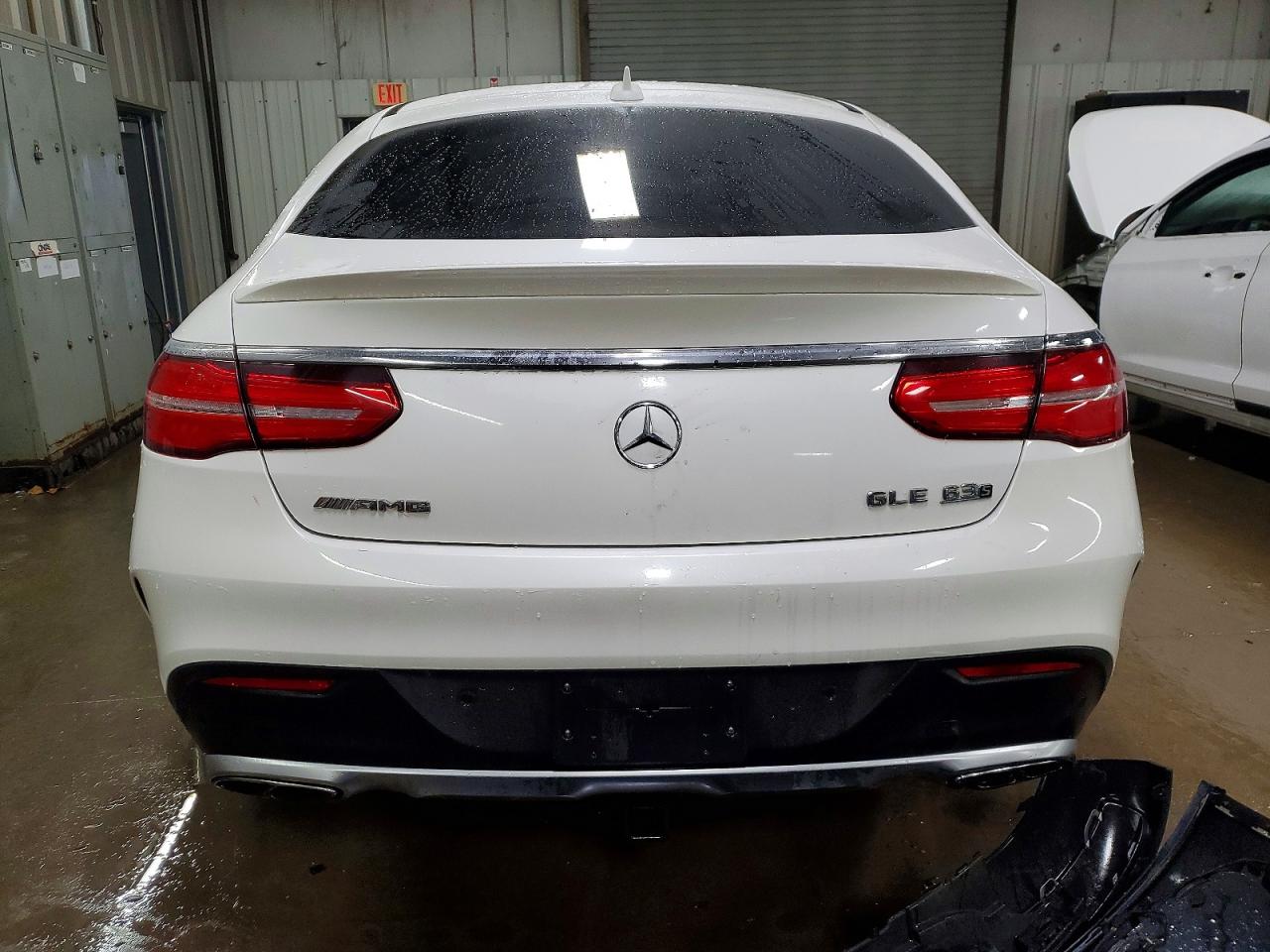 2017 Mercedes-benz Gle Coupe 43 Amg White vin: 4JGED6EB7HA066103