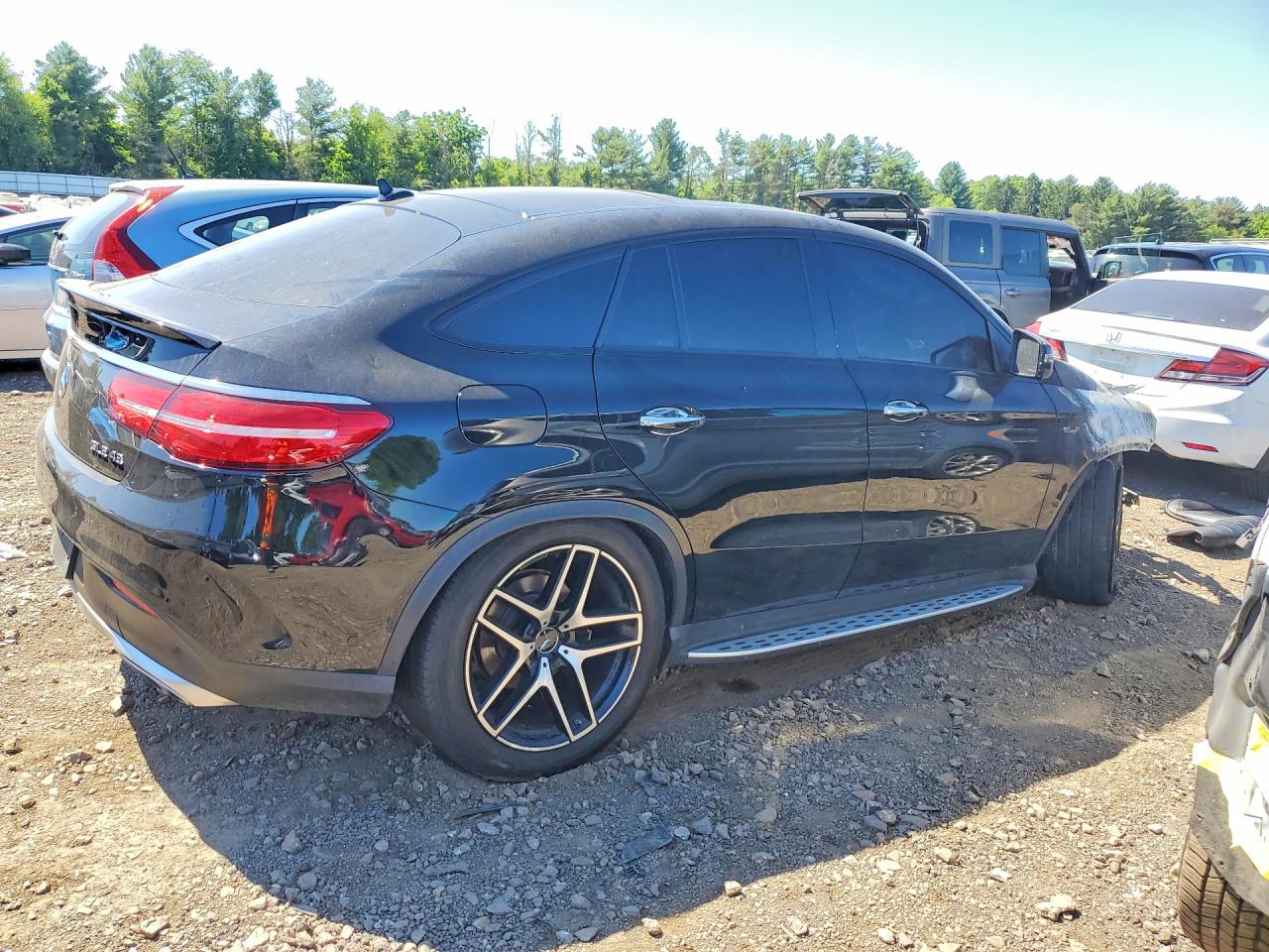 2018 Mercedes-benz Gle Coupe 43 Amg Black vin: 4JGED6EB8JA115010