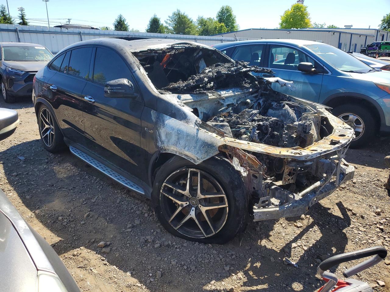 2018 Mercedes-benz Gle Coupe 43 Amg Black vin: 4JGED6EB8JA115010
