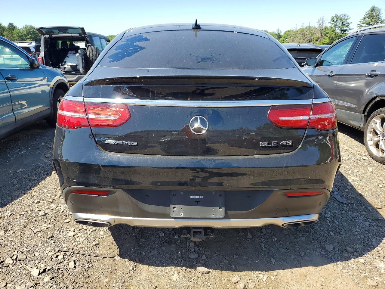 2018 Mercedes-benz Gle Coupe 43 Amg Black vin: 4JGED6EB8JA115010