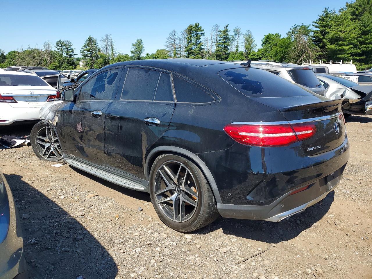 2018 Mercedes-benz Gle Coupe 43 Amg Black vin: 4JGED6EB8JA115010